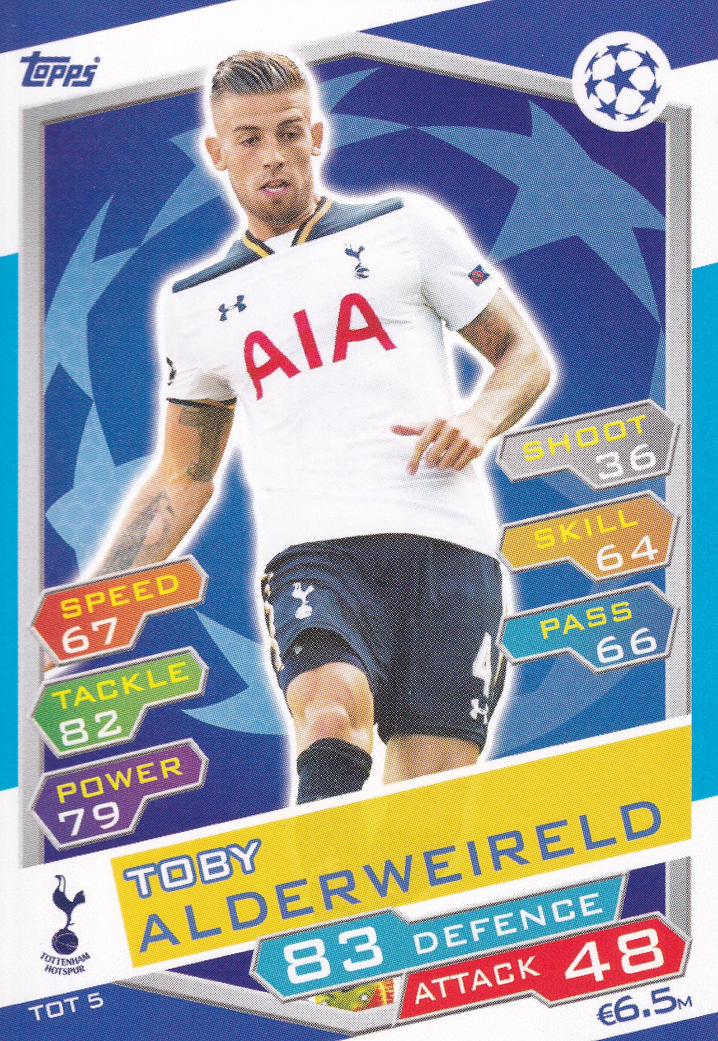 TOT-05. TOBY ALDERWEIRELD - TOTTENHAM HOTSPUR
