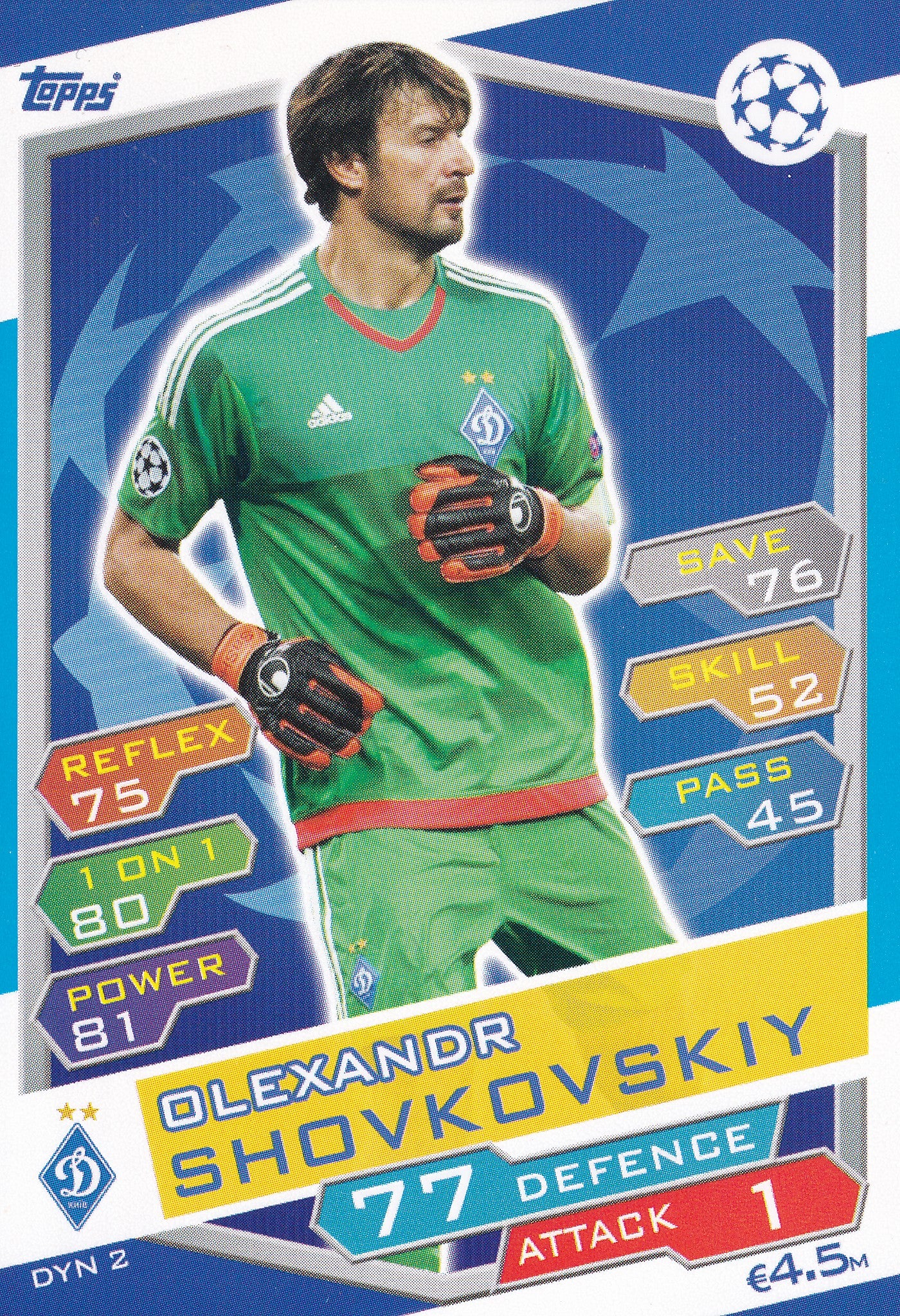 DYN-02. OLEXANDR SHOVKOVSKIY - FC DYNAMO KYIV