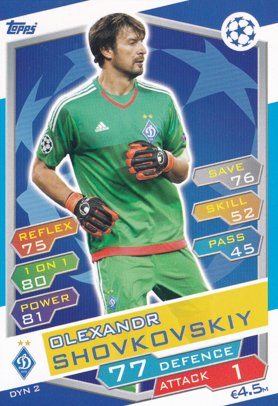 DYN-02. OLEXANDR SHOVKOVSKIY - FC DYNAMO KYIV