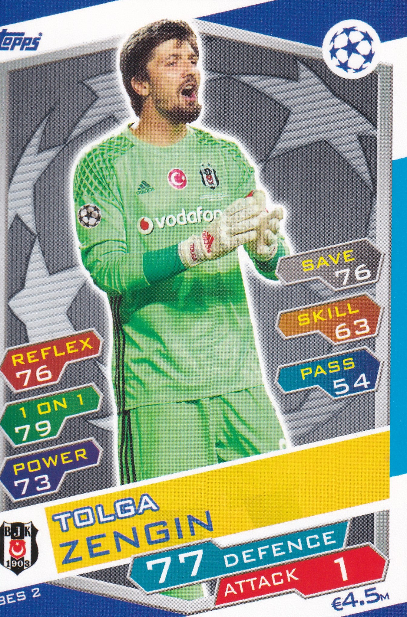 BES-02. TOLEGA ZENGIN - BESIKTAS JK