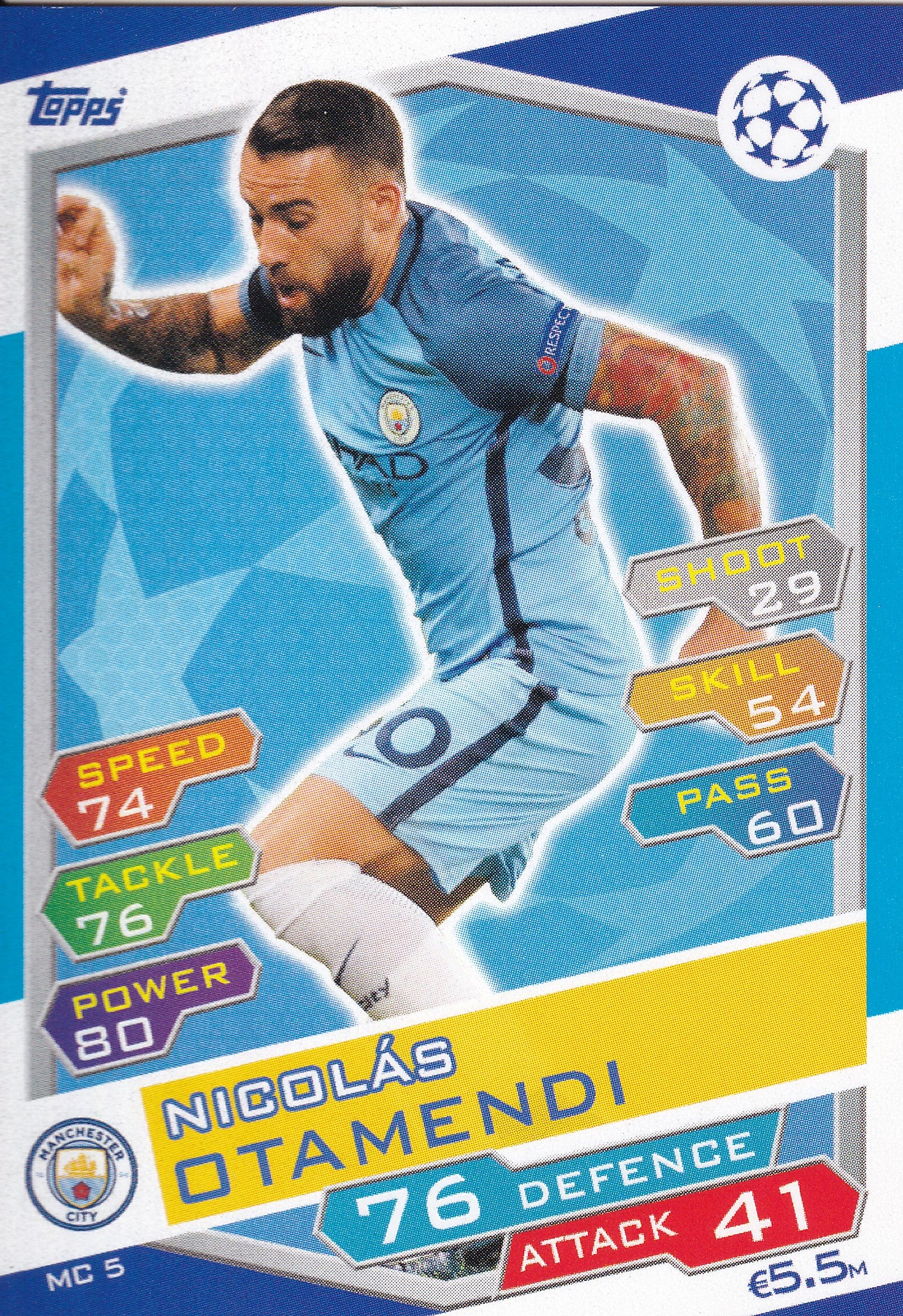 MC-05. NICOLAS OTAMENDI - MANCHESTER CITY