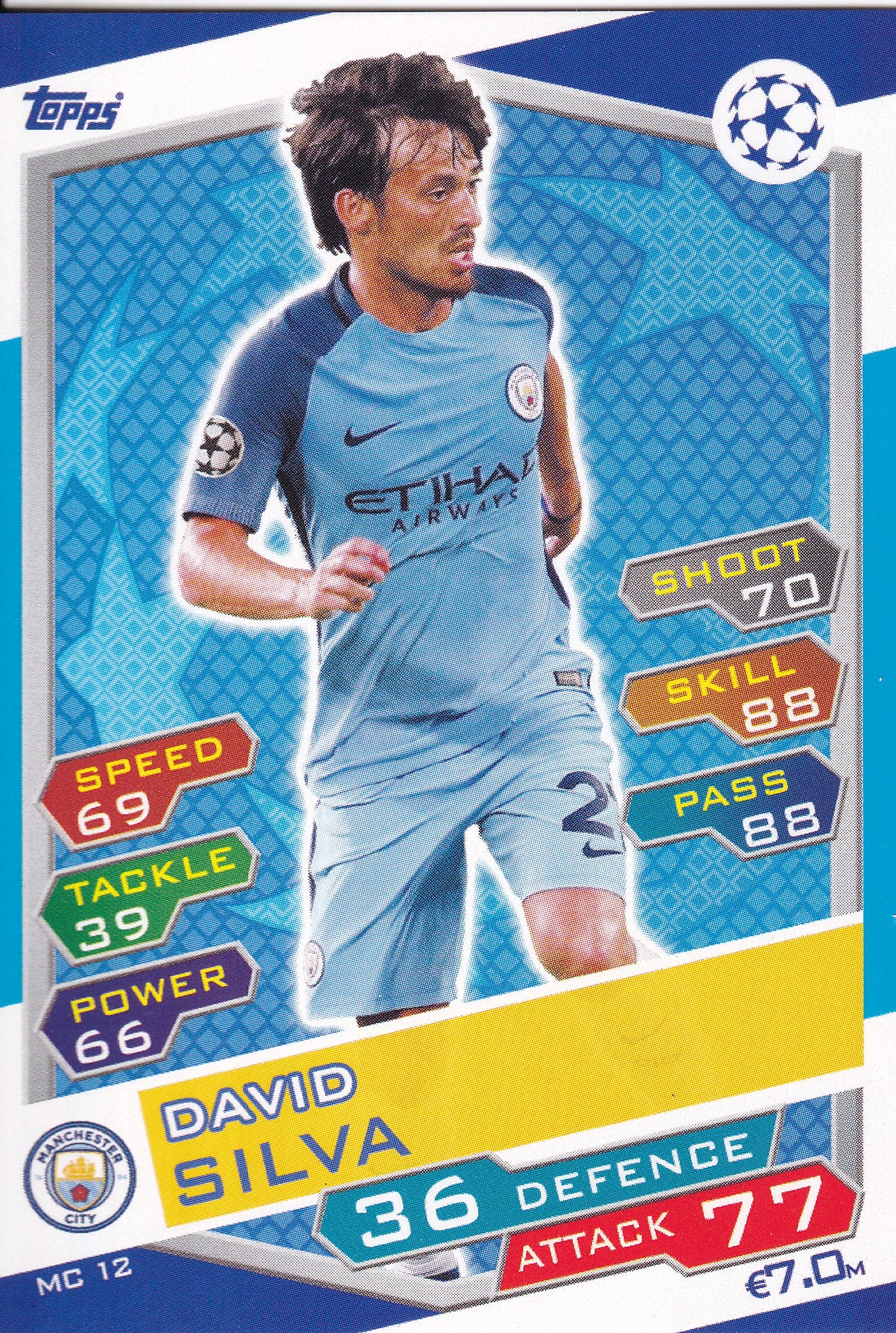 MC-12. DAVID SILVA - MANCHESTER CITY