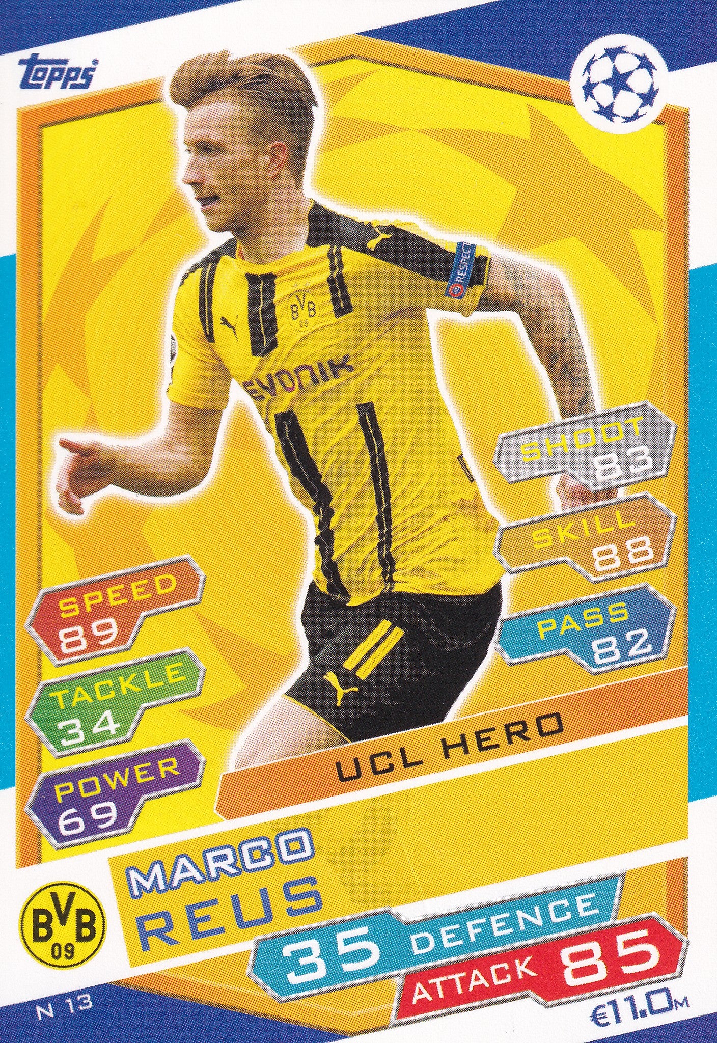 N-13. MARCO REUS - BORUSSIA DORTMUND - UCL HERO