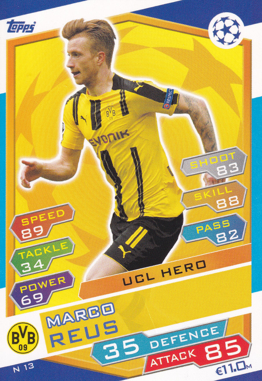 N-13. MARCO REUS - BORUSSIA DORTMUND - UCL HERO