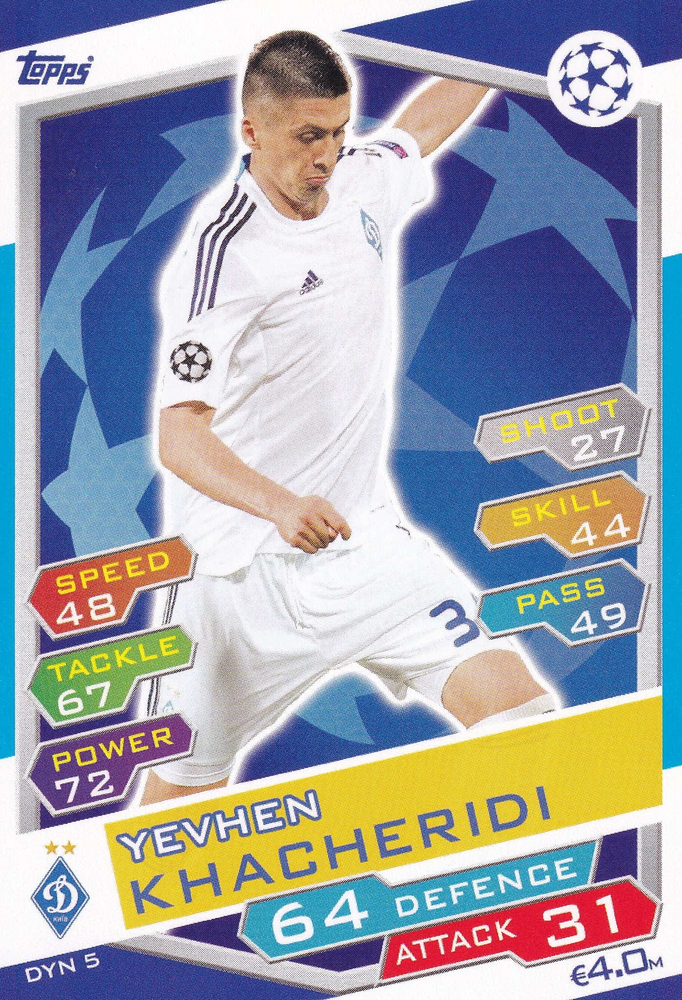 DYN-05. YEVHEN KHACHERIDI - FC DYNAMO KYIV
