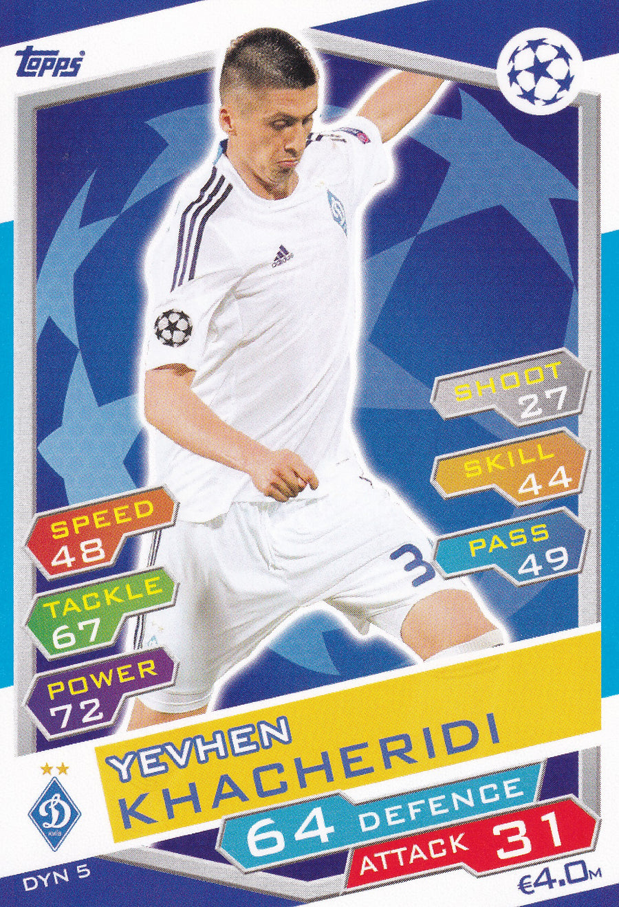 DYN-05. YEVHEN KHACHERIDI - FC DYNAMO KYIV