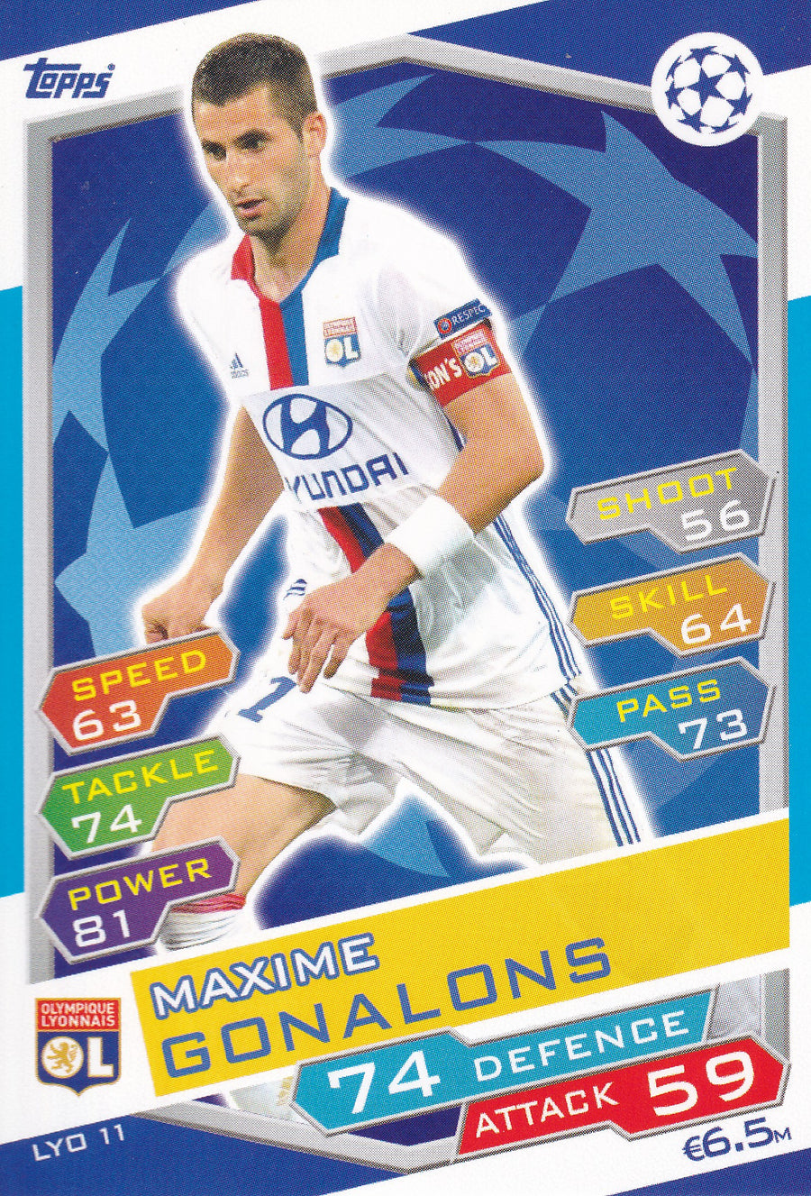 LYO-11. MAXIME GONALONS - OLYMPIQUE LYONNAIS