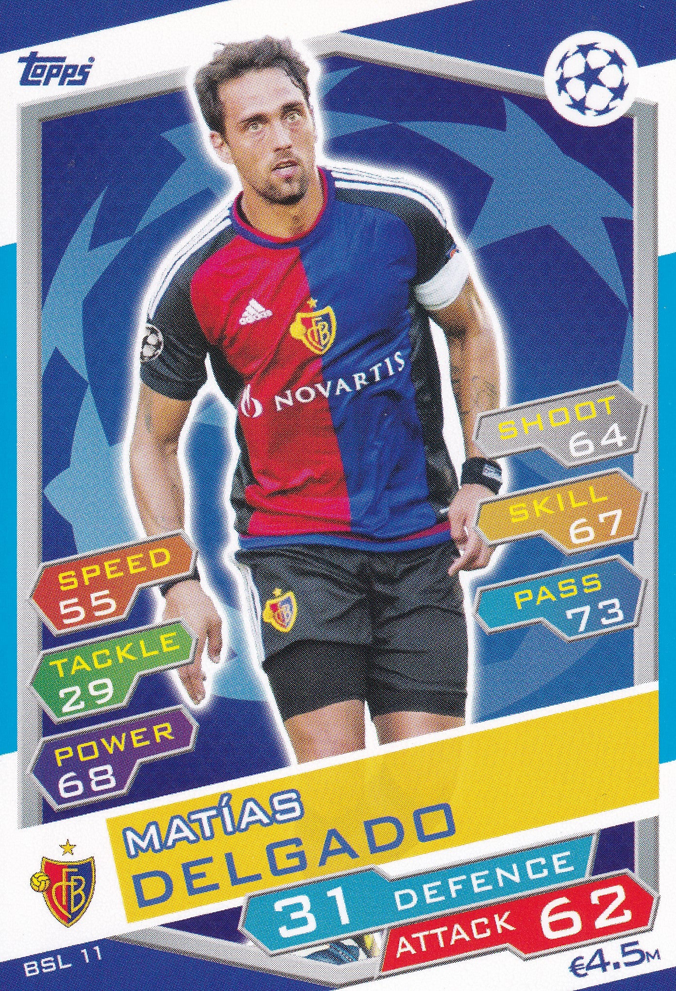 BSL-11. MATIAS DELGADO - FC BASEL 1893