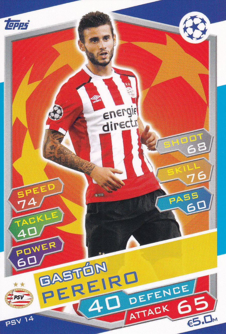 PSV-14. GASTON PEREIRO - PSV EINDHOVEN