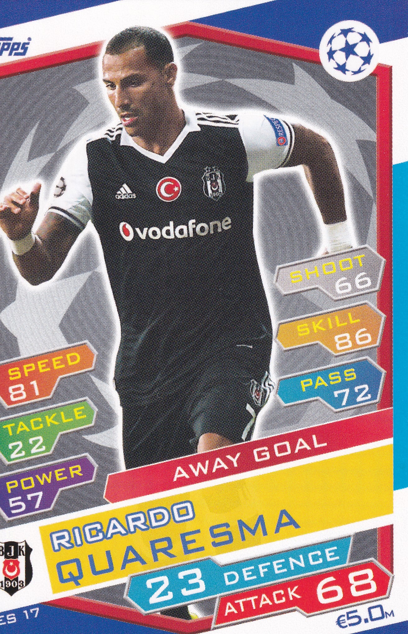 BES-17. RICARDO QUARESMA - BESIKTAS JK