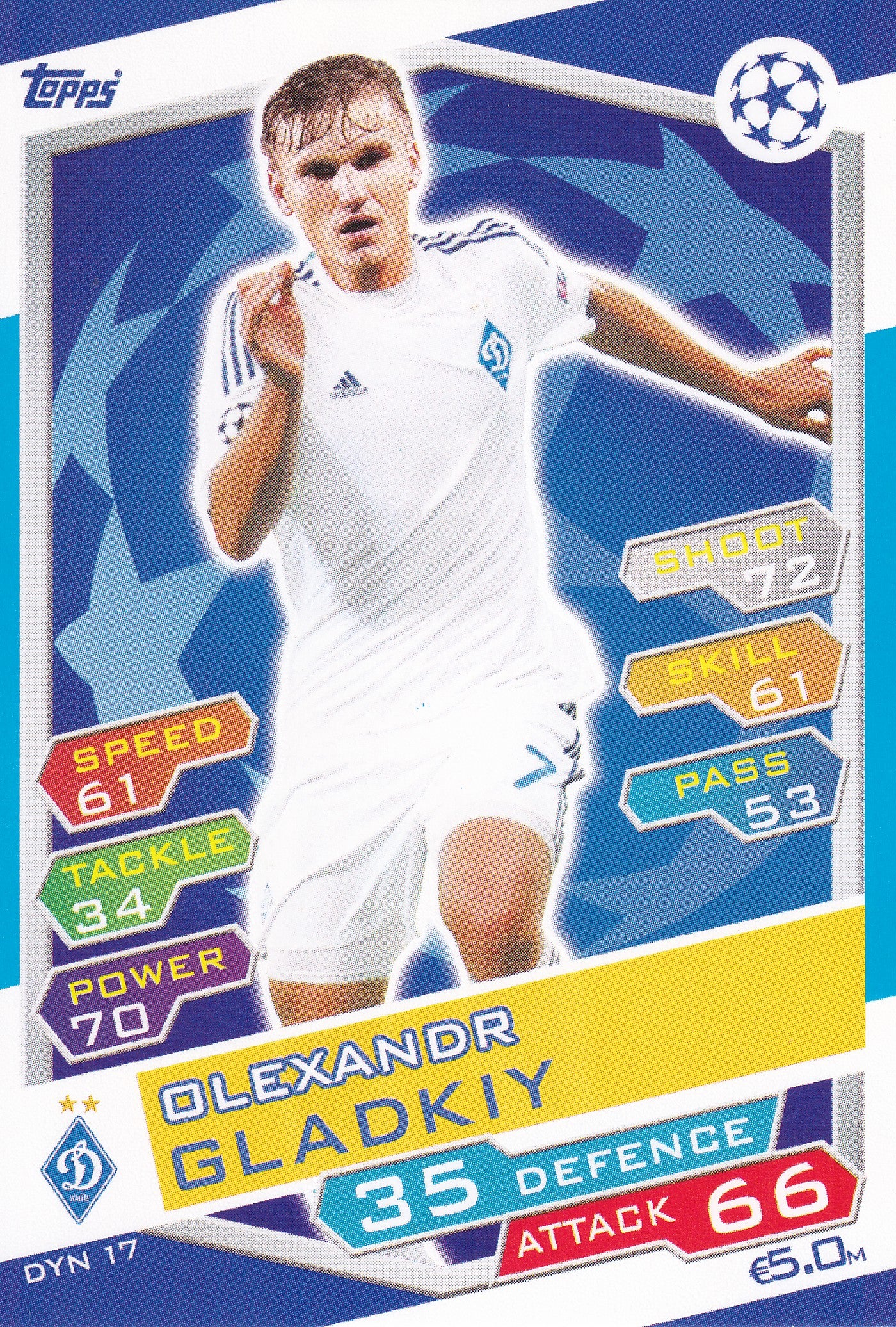 DYN-17. OLEXANDR GLADKIY - FC DYNAMO KYIV