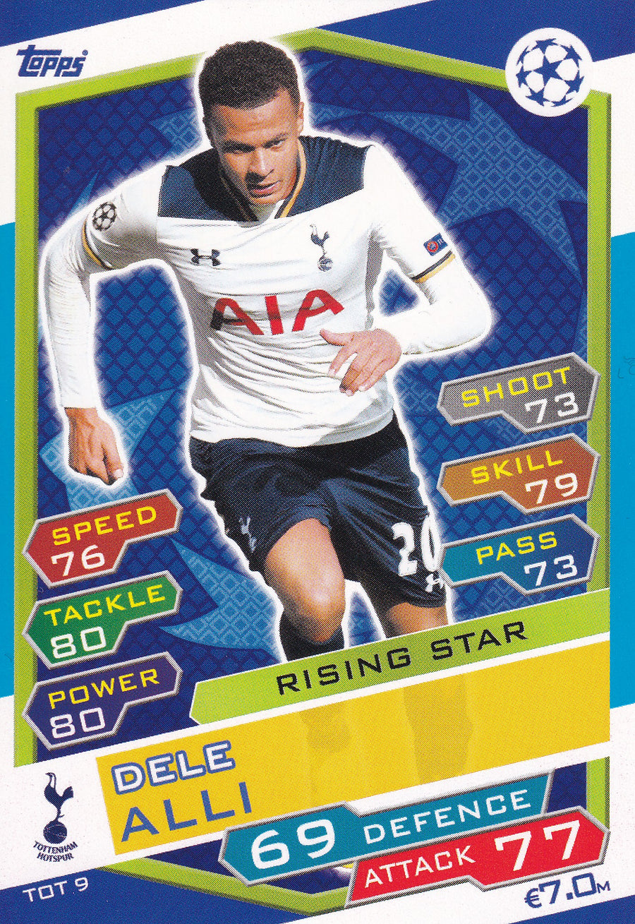 TOT-09. DELE ALLI - TOTTENHAM HOTSPUR - RISING STAR