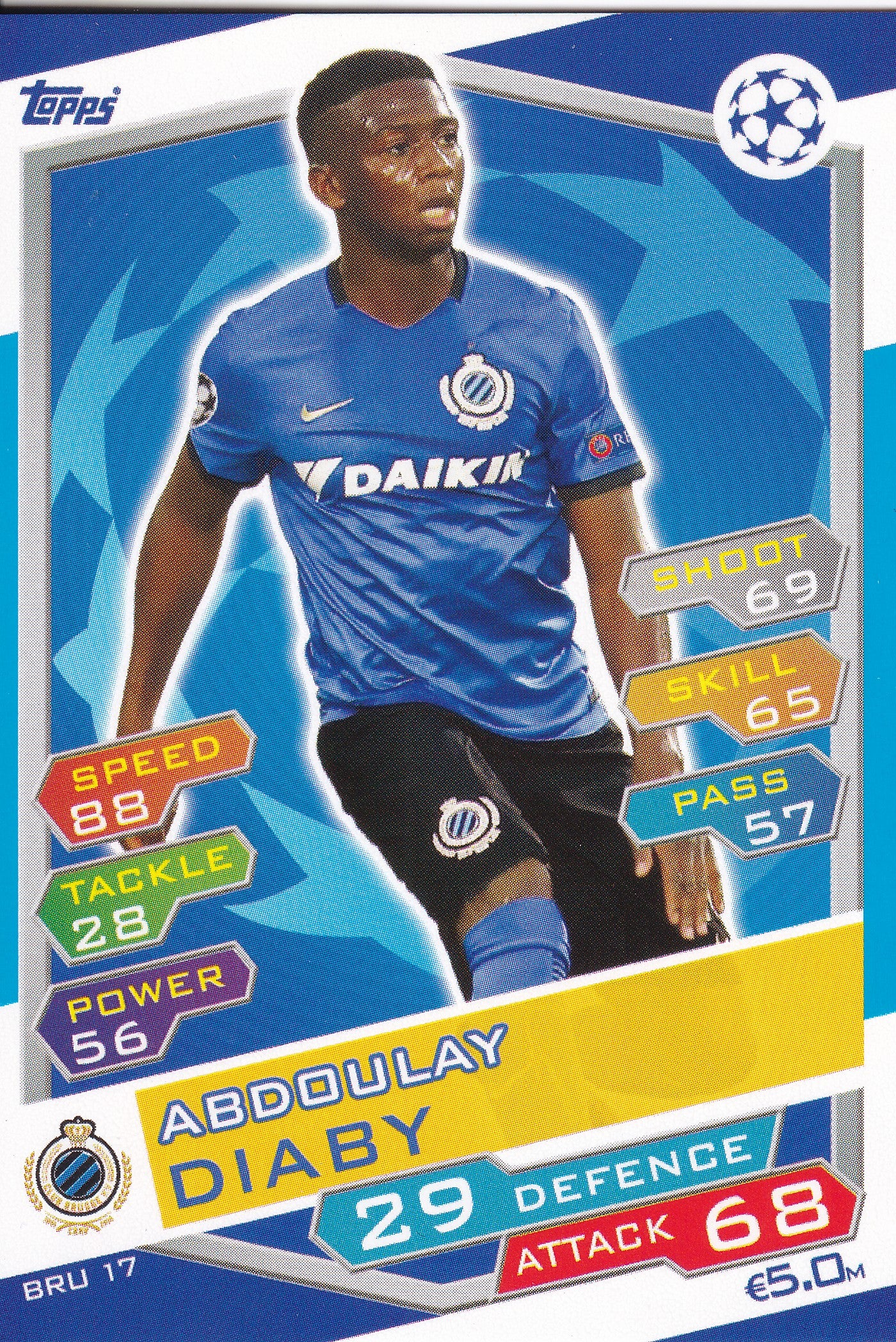 BRU-17. ABDOULAY DIABY - CLUB BRUGGE KV