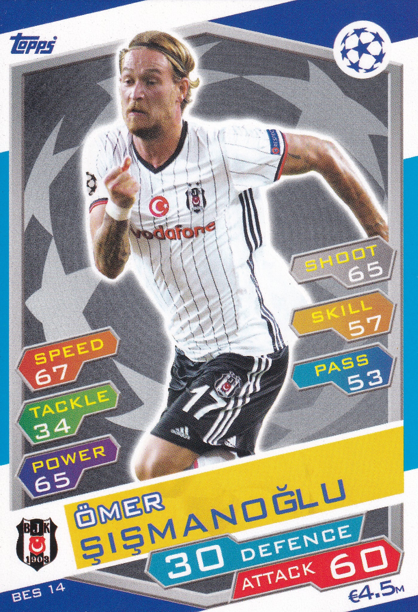 BES-14. ÖMER SISMANOGLU - BESIKTAS JK