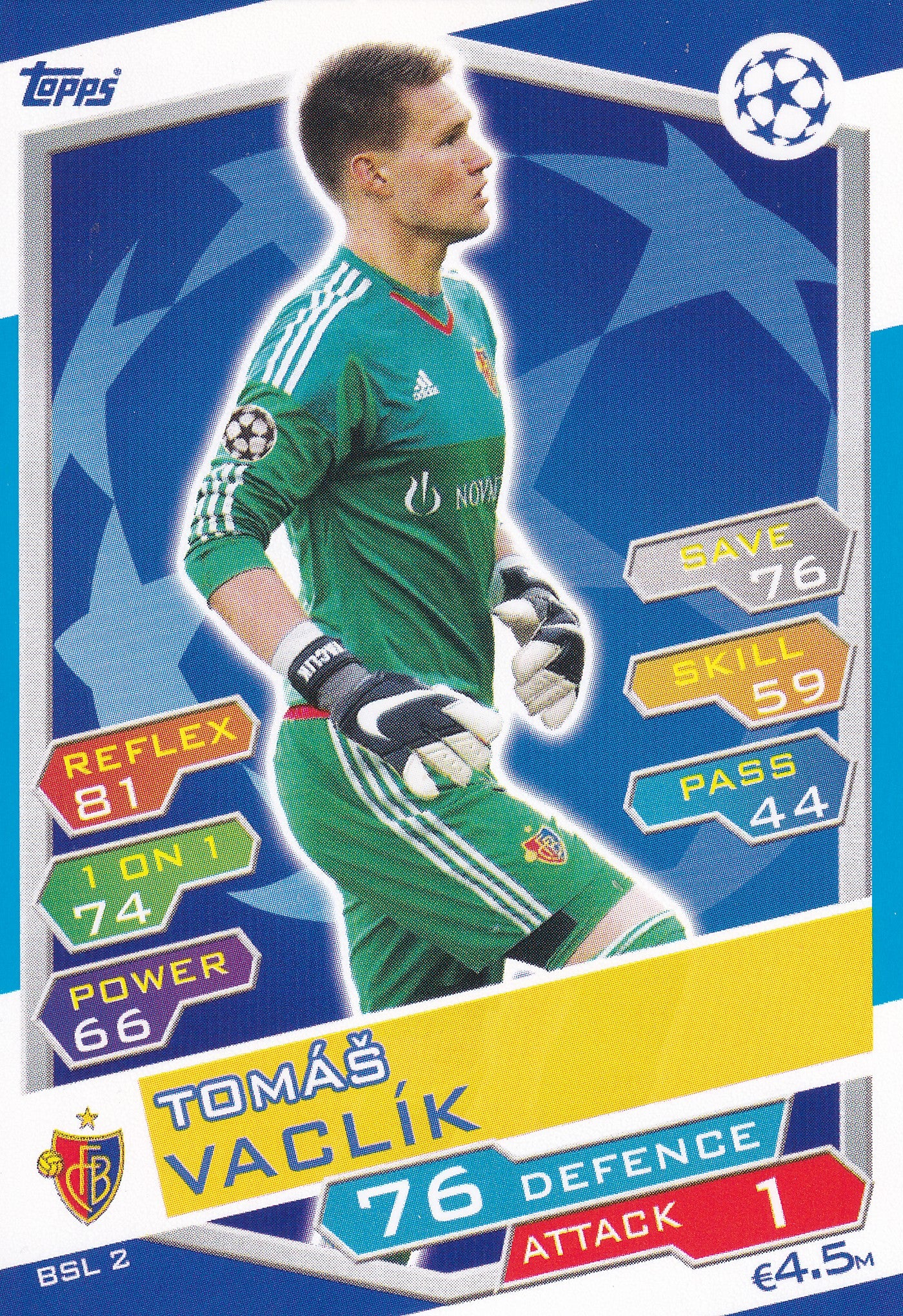 BSL-02. TOMAS VACLIK - FC BASEL 1893