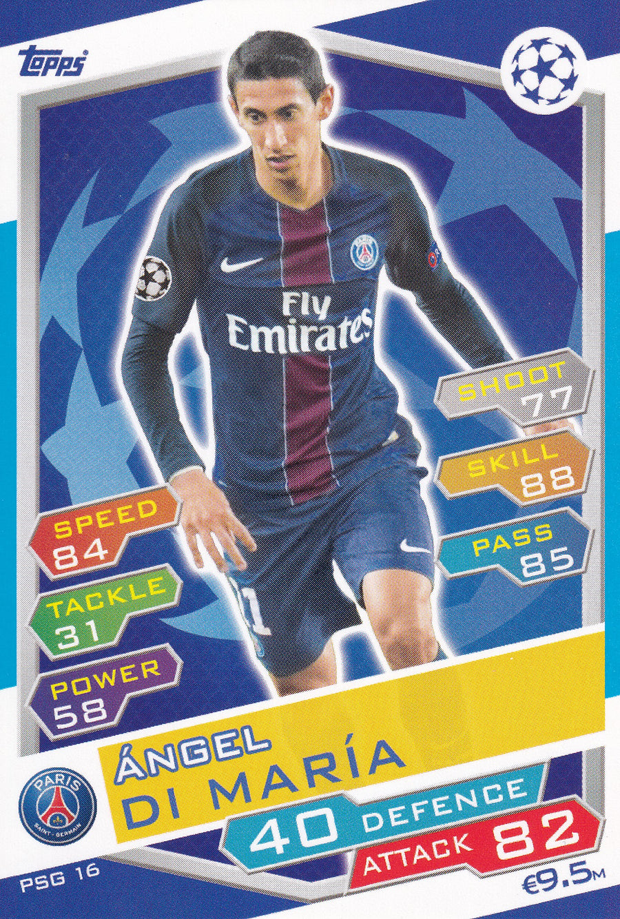 PSG-16. ANGEL DI MARIA - PARIS SAINT-GERMAIN