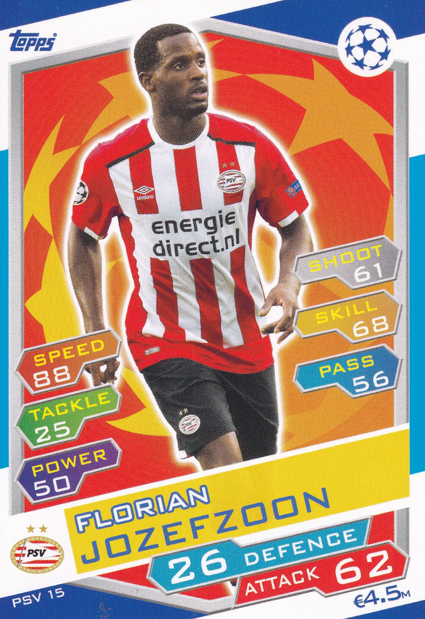 PSV-15. FLORIAN JOZEFZOON - PSV EINDHOVEN