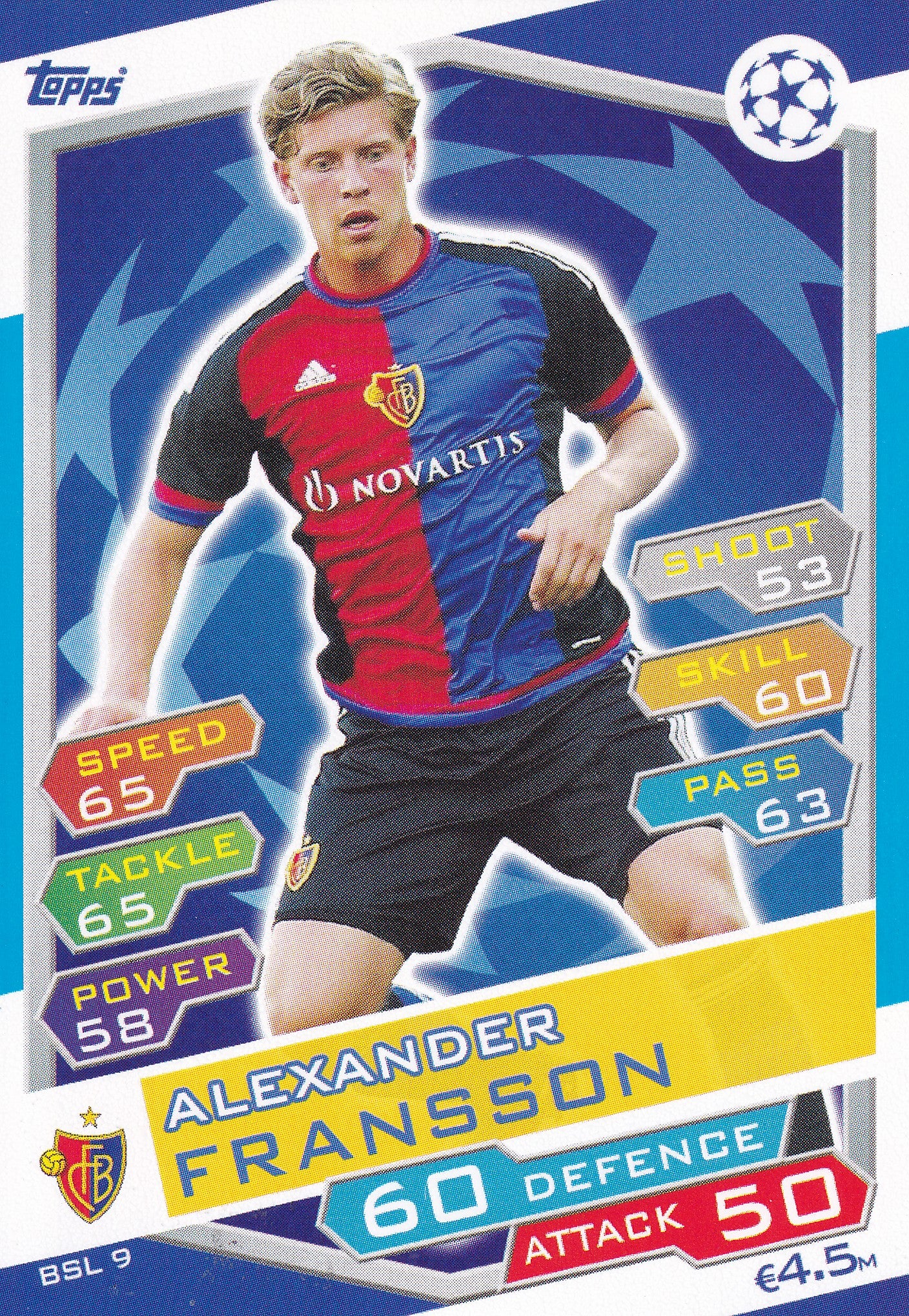 BSL-09. ALEXANDER FRANSSON - FC BASEL 1893