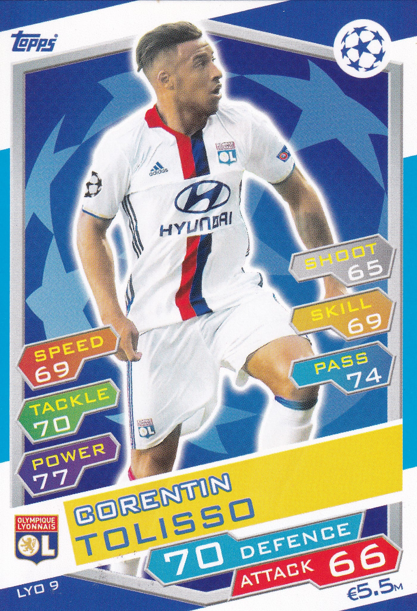 LYO-09. CORENTIN TOLISSO - OLYMPIQUE LYONNAIS