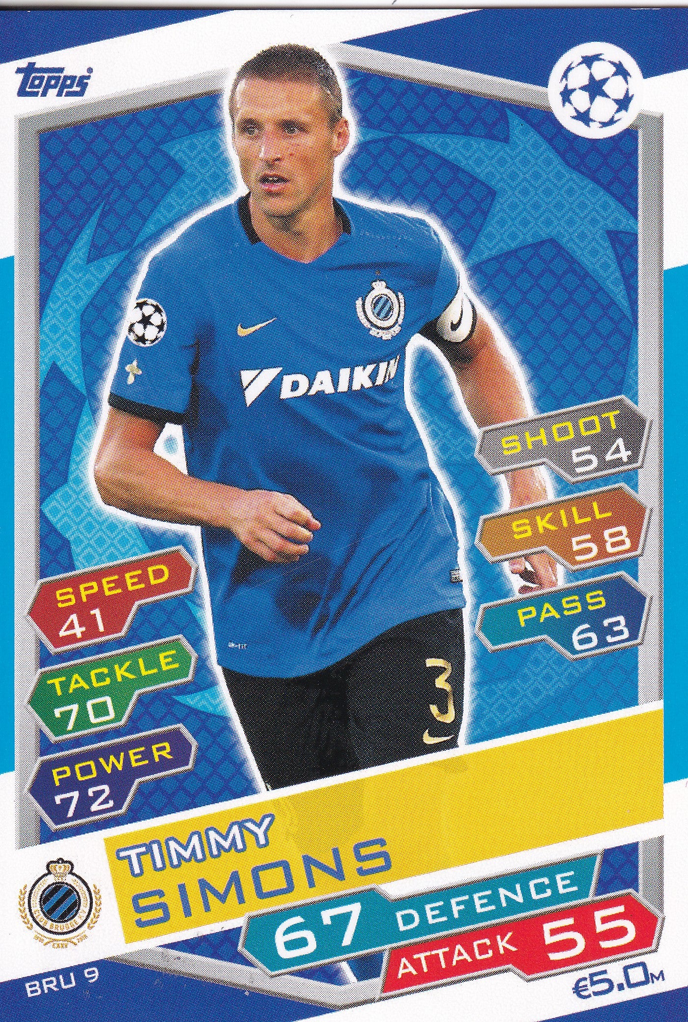 BRU-09. TIMMY SIMONS - CLUB BRUGGE KV