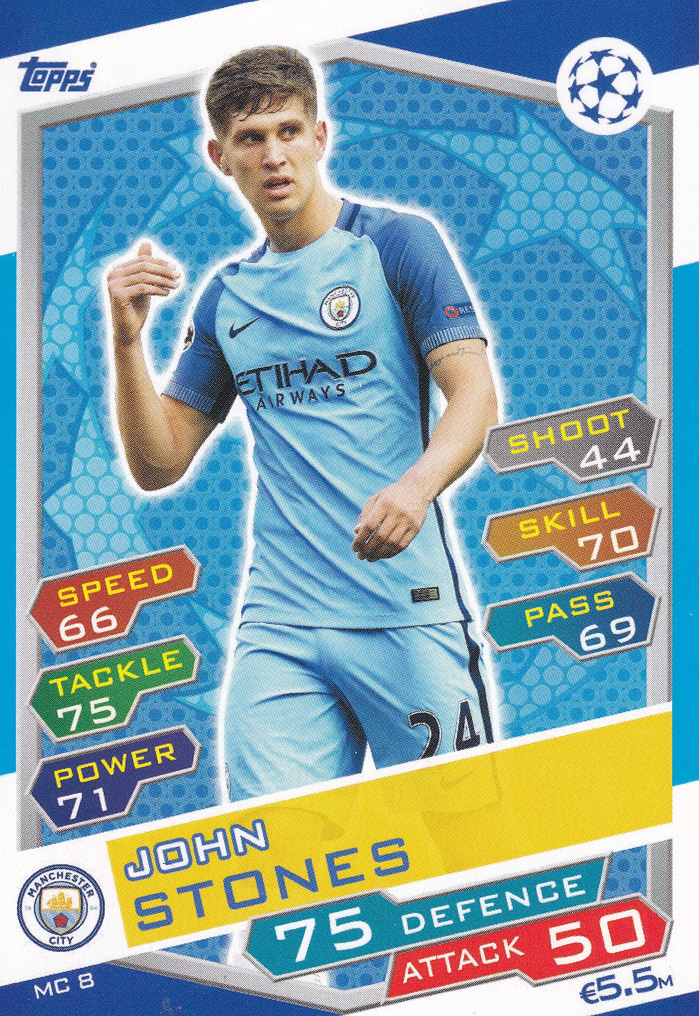 MC-08. JOHN STONES - MANCHESTER CITY