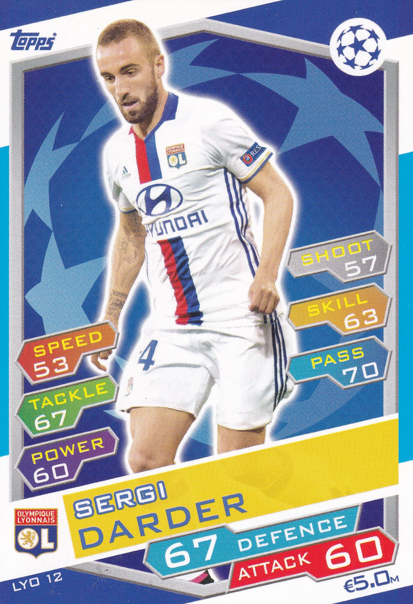 LYO-12. SERGI DARDER - OLYMPIQUE LYONNAIS