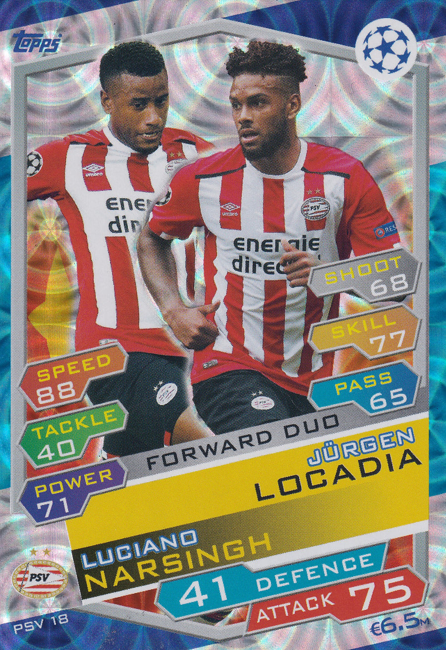 PSV-18. LUCIANO NARSINGH - JÜRGEN LOCADIA - PSV EINDHOVEN - FORWARD DUO