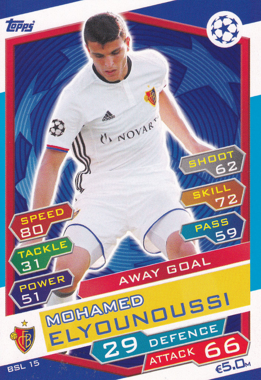 BSL-15. MOHAMED ELYOUNOUSSI - FC BASEL 1893 - AWAY GOAL