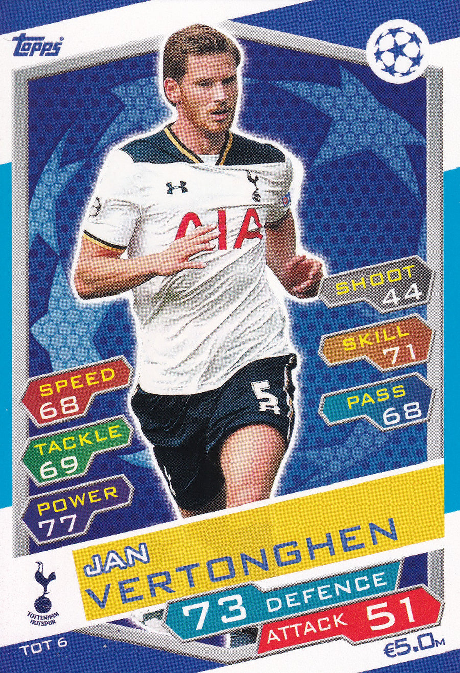 TOT-06. JAN VERTONGHEN - TOTTENHAM HOTSPUR