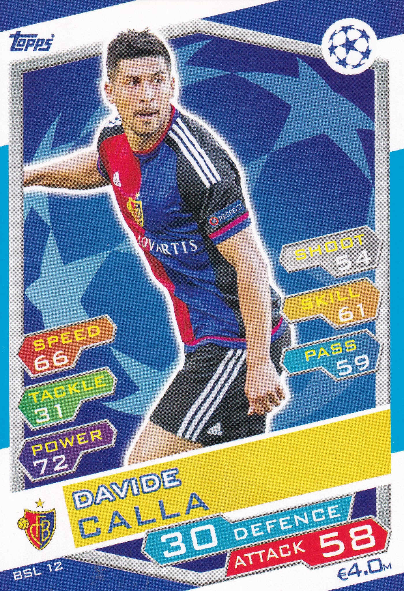BSL-12. DAVIDE CALLA - FC BASEL 1893