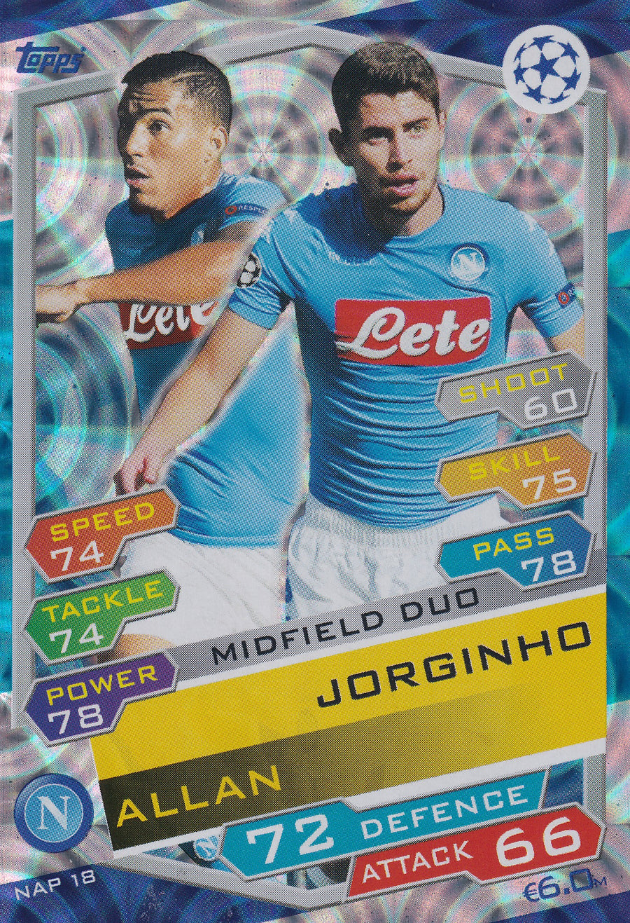 NAP-18. ALLAN - JORGINHO - SSC NAPOLI - MIDFIELD DUO