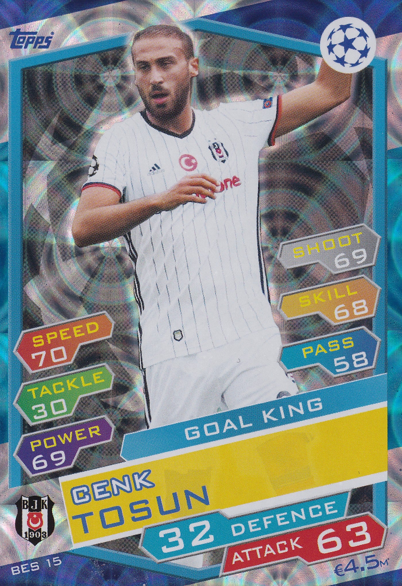 BES-15. CENK TOSUN - BESIKTAS JK - GOAL KING