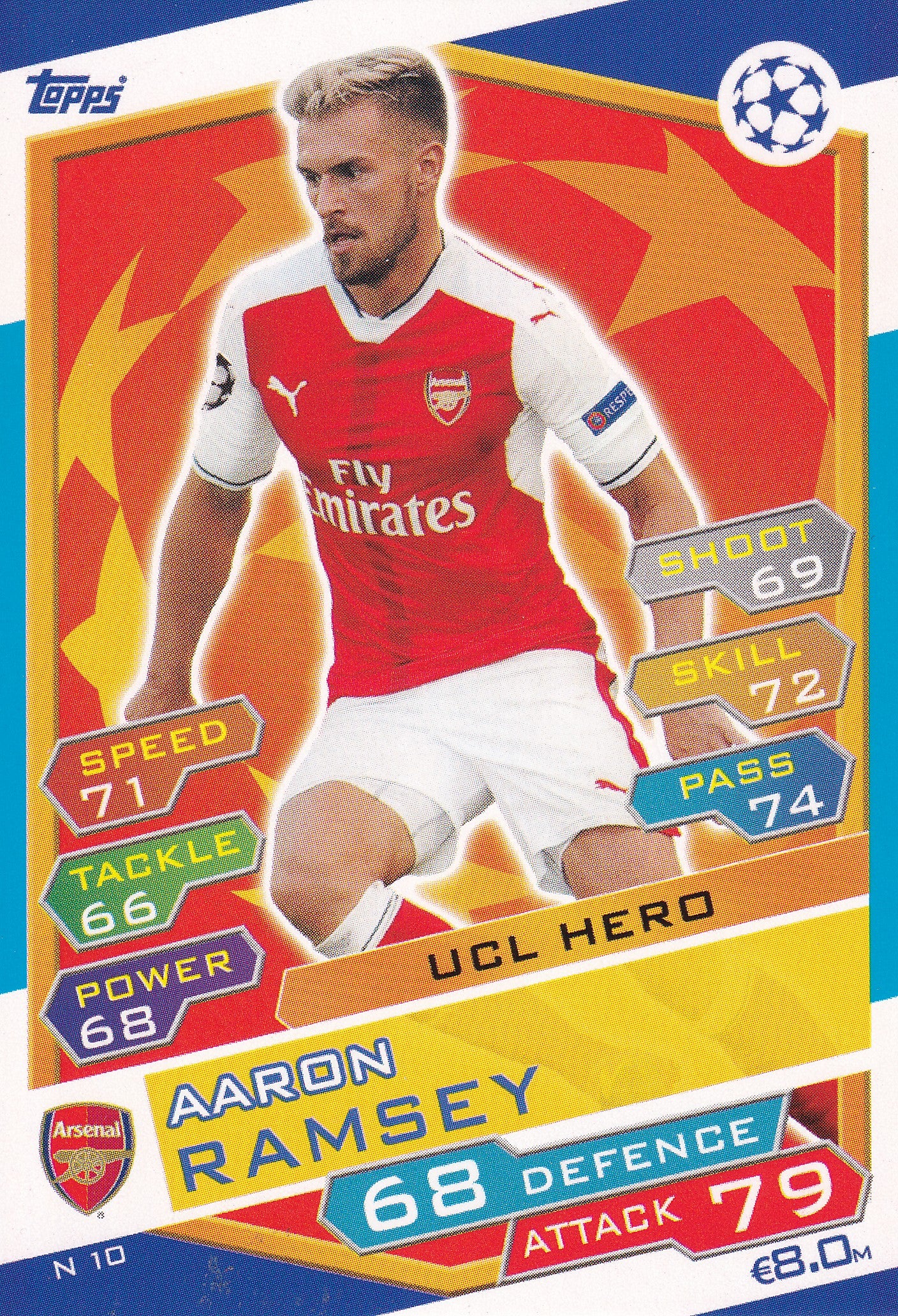N-10. AARON RAMSEY - ARSENAL FC - UCL HERO