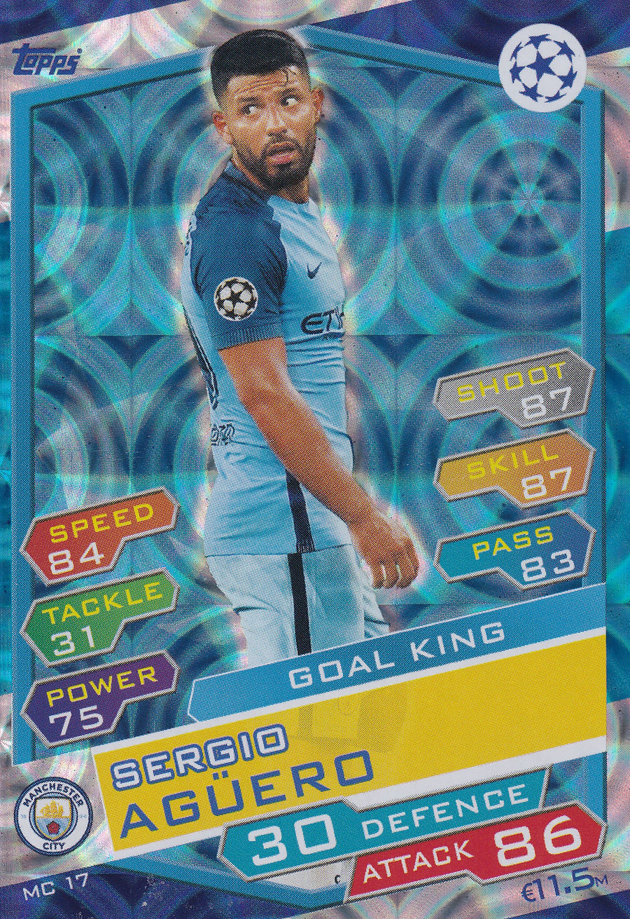 MC-17. SERGIO AGUERO - MANCHESTER CITY - GOAL KING