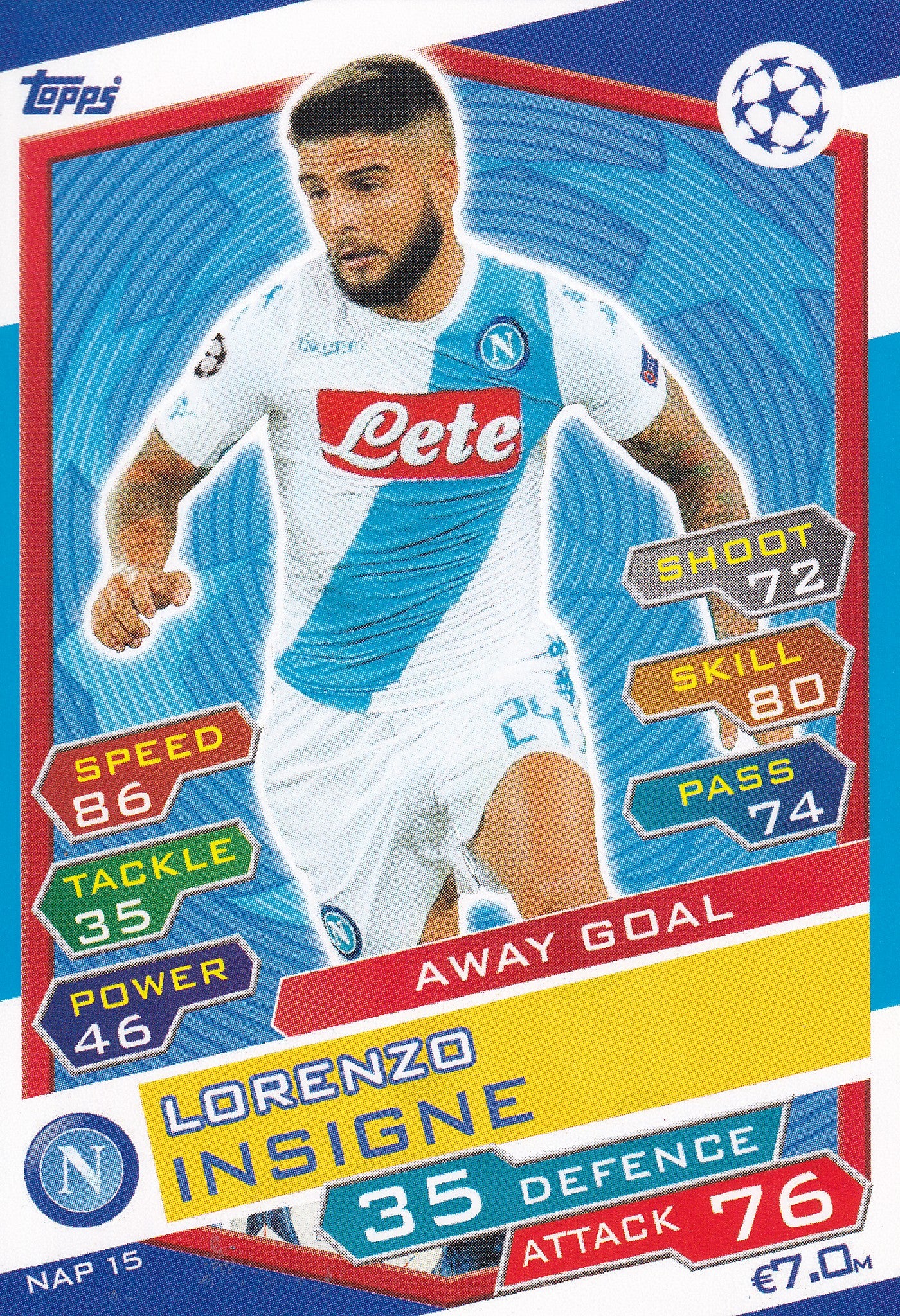 NAP-15. LORENZO INSIGNE - SSC NAPOLI - AWAY GOAL