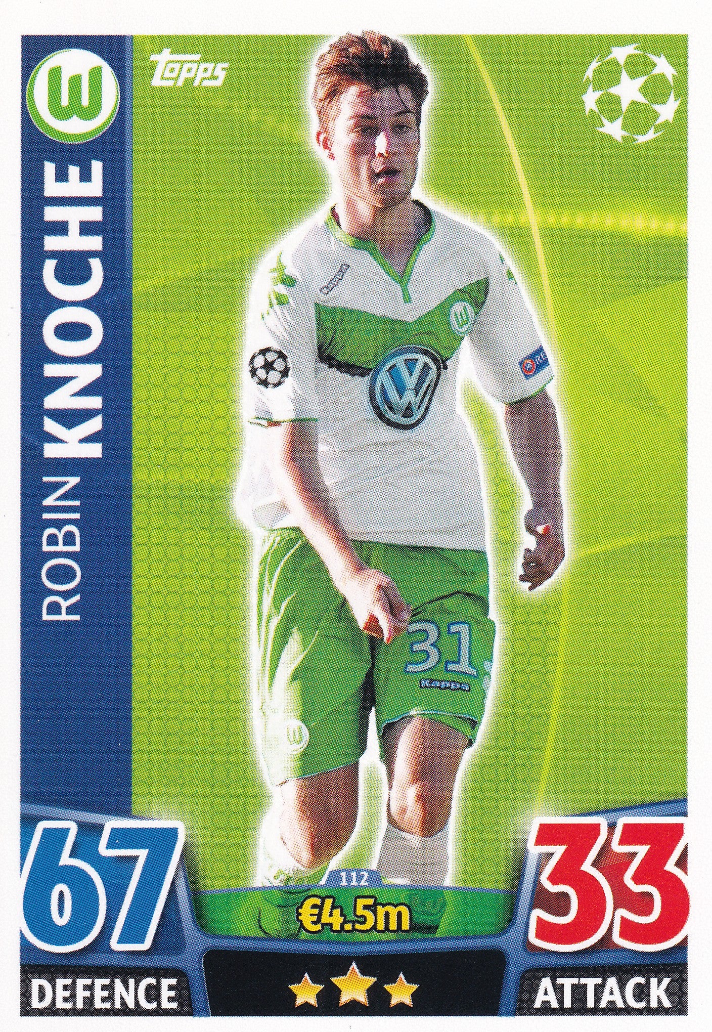 112. ROBIN KNOCHE - WOLFSBURG