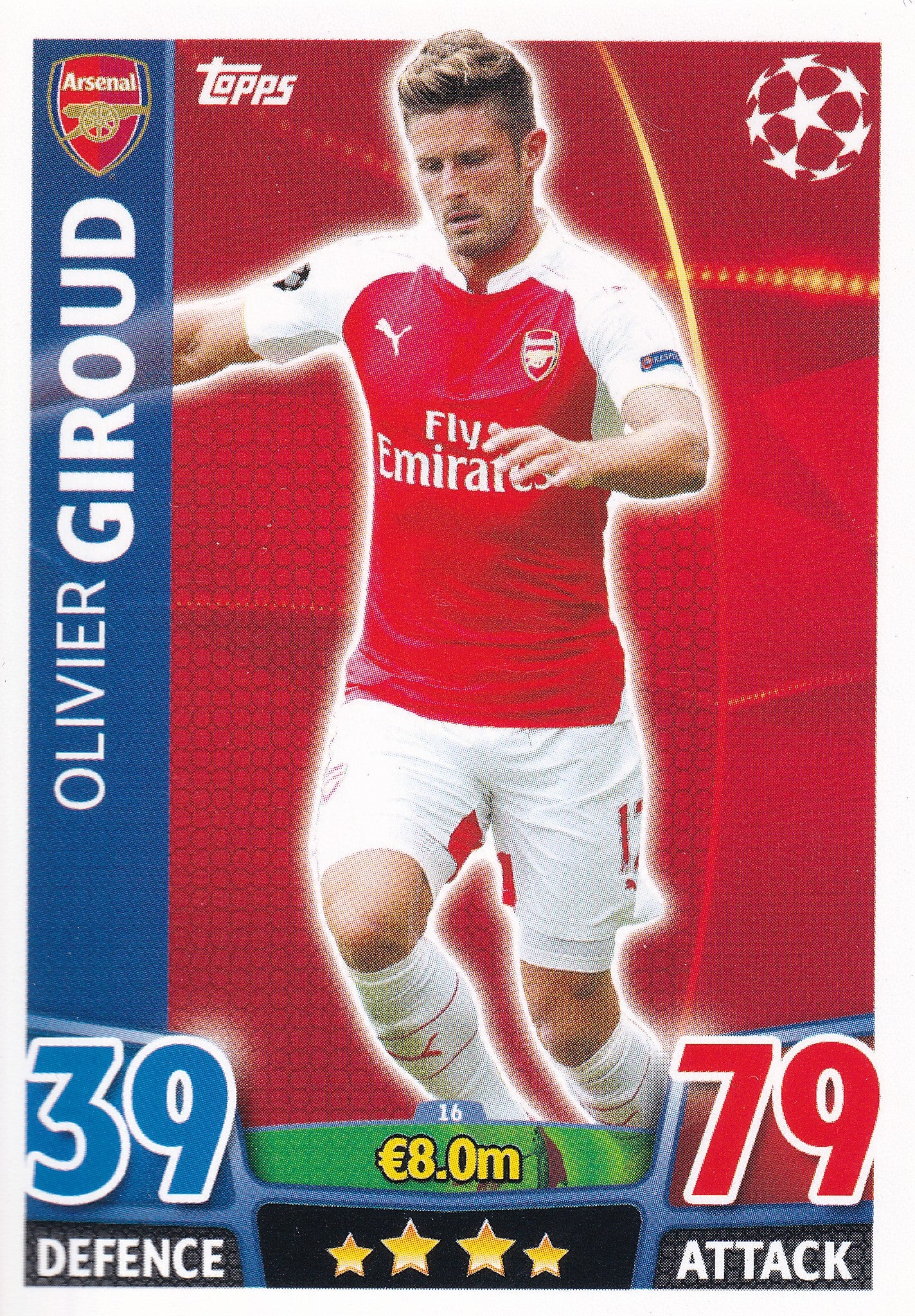 016. OLIVIER GIROUD - ARSENAL