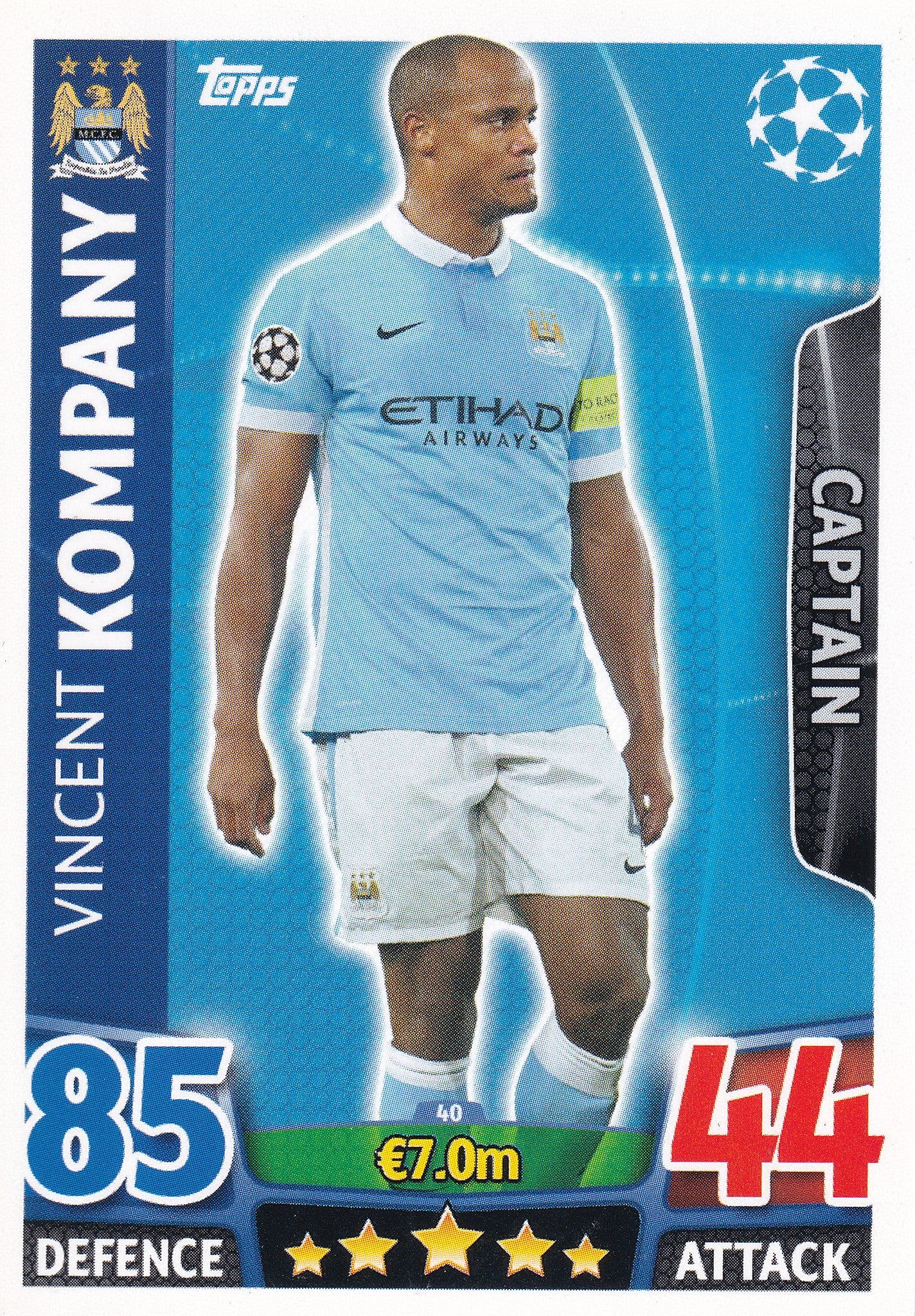 040. VINCENT KOMPANY - MANCHESTER CITY