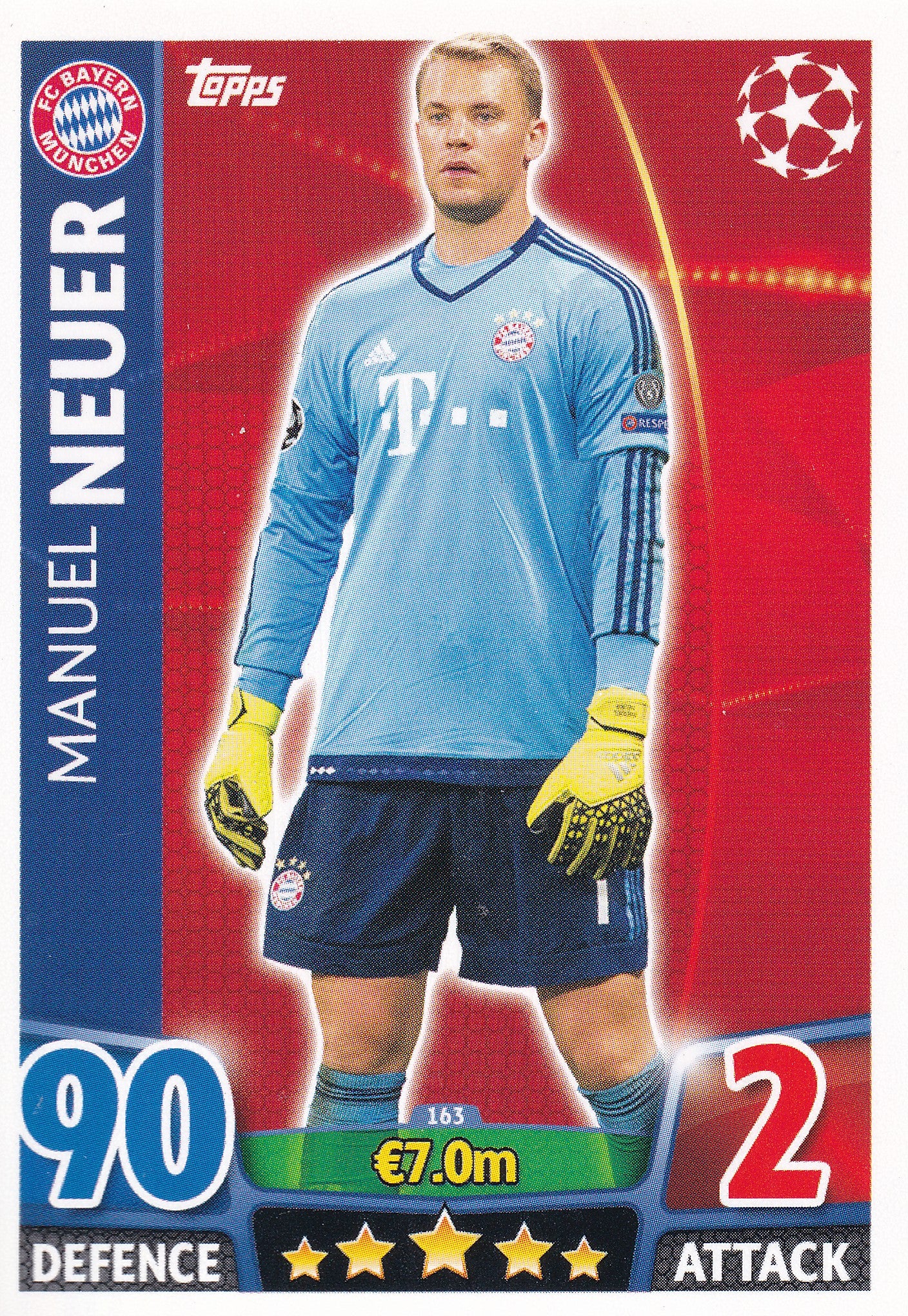 163. MANUEL NEUER - FC BAYERN MUNCHEN