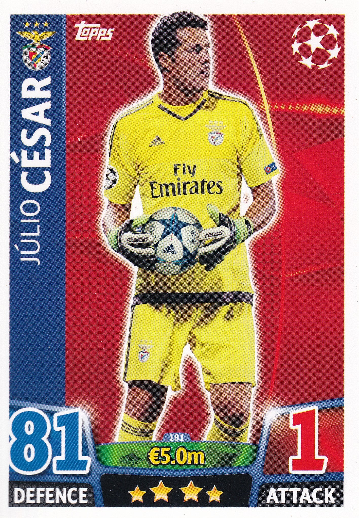 181. JULIO CESAR - SL BENFICA