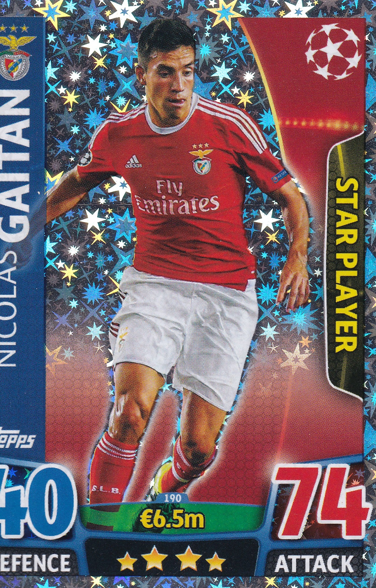 190. NICOLAS GAITAN - SL BENFICA - STAR PLAYER