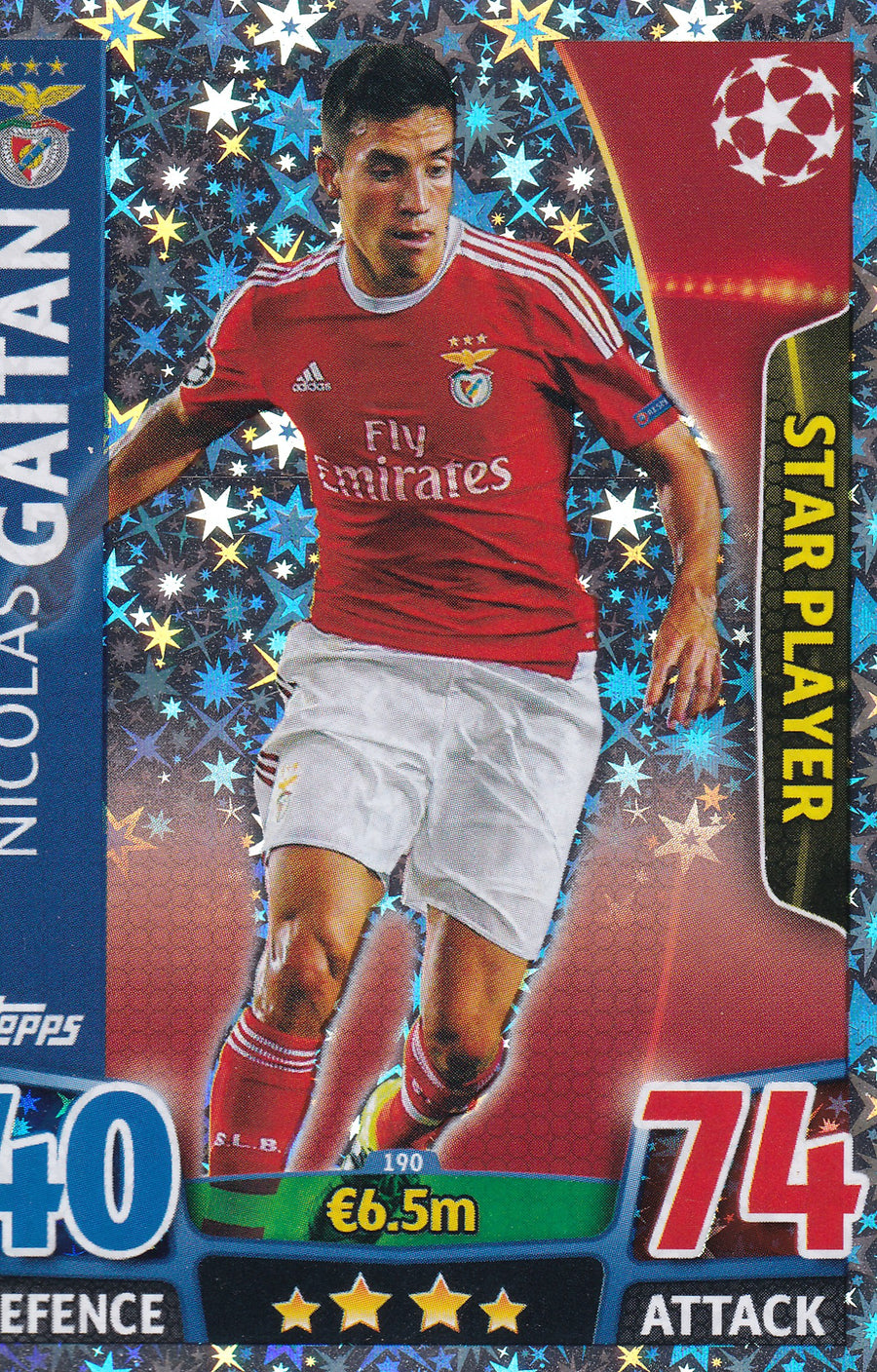 190. NICOLAS GAITAN - SL BENFICA - STAR PLAYER