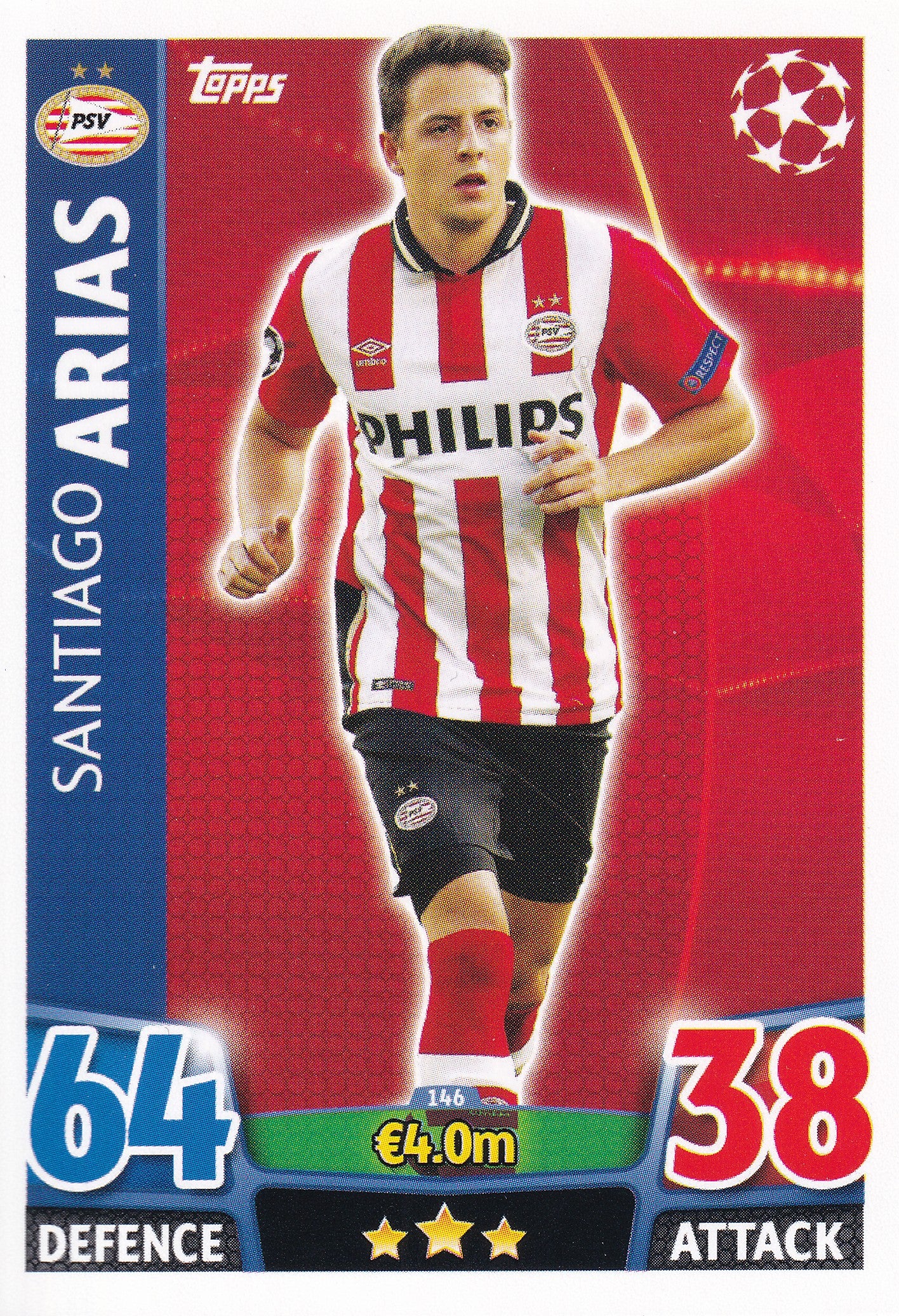 146. SANTIAGO ARIAS - PSV EINDHOVEN
