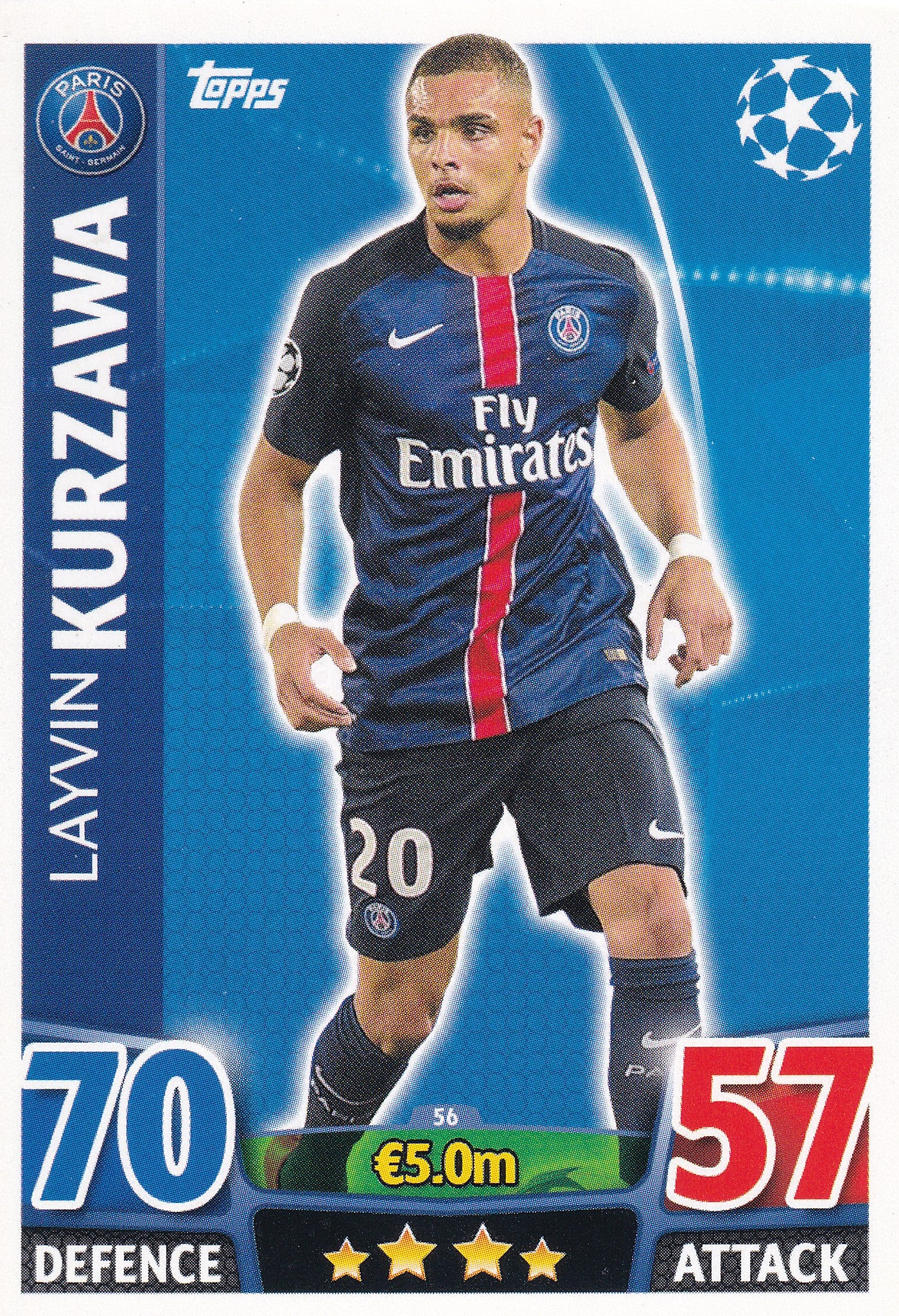 056. LAYVIN KURZAWA - PARIS SAINT-GERMAIN