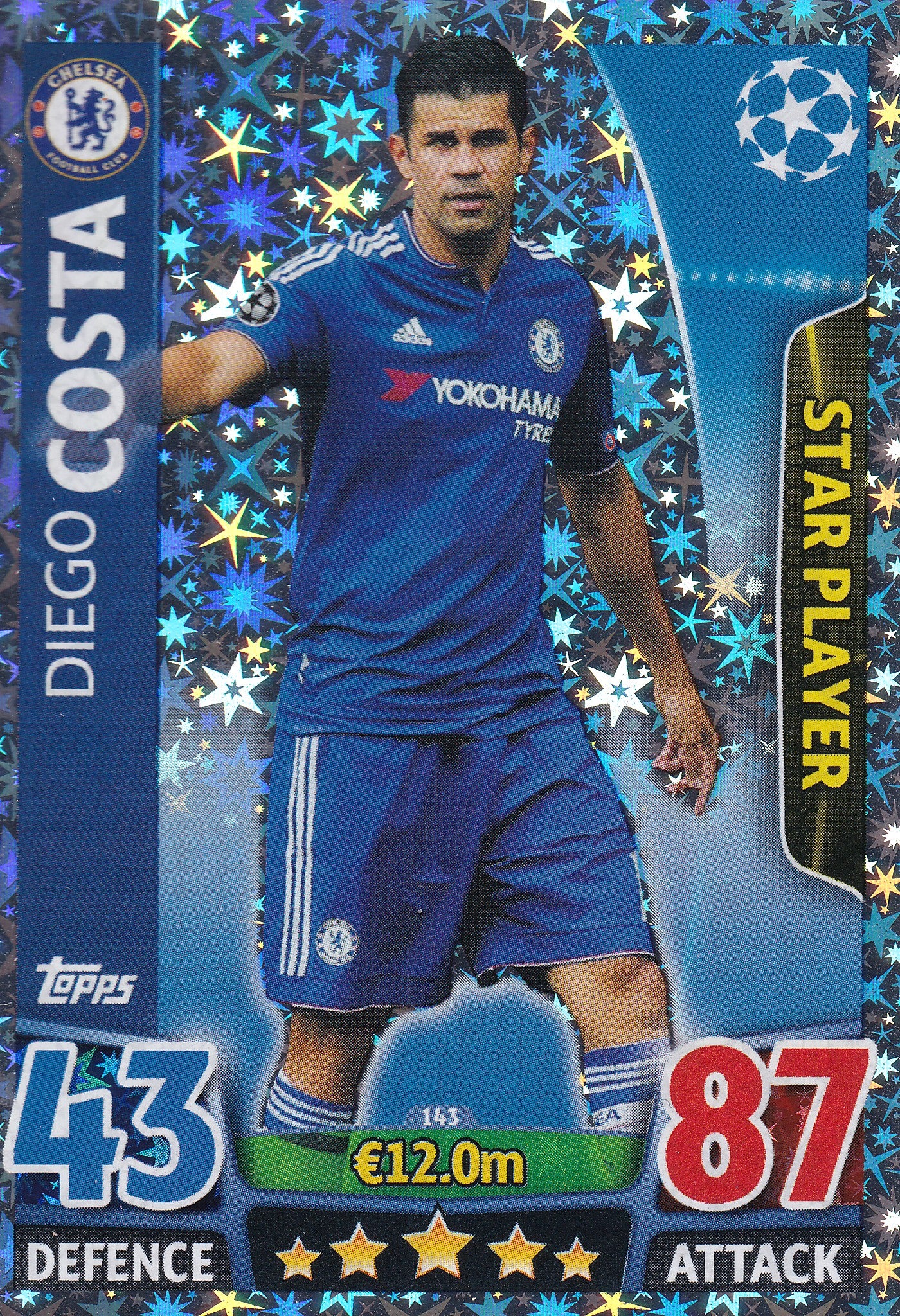 143. DIEGO COSTA - CHELSEA - STAR PLAYER
