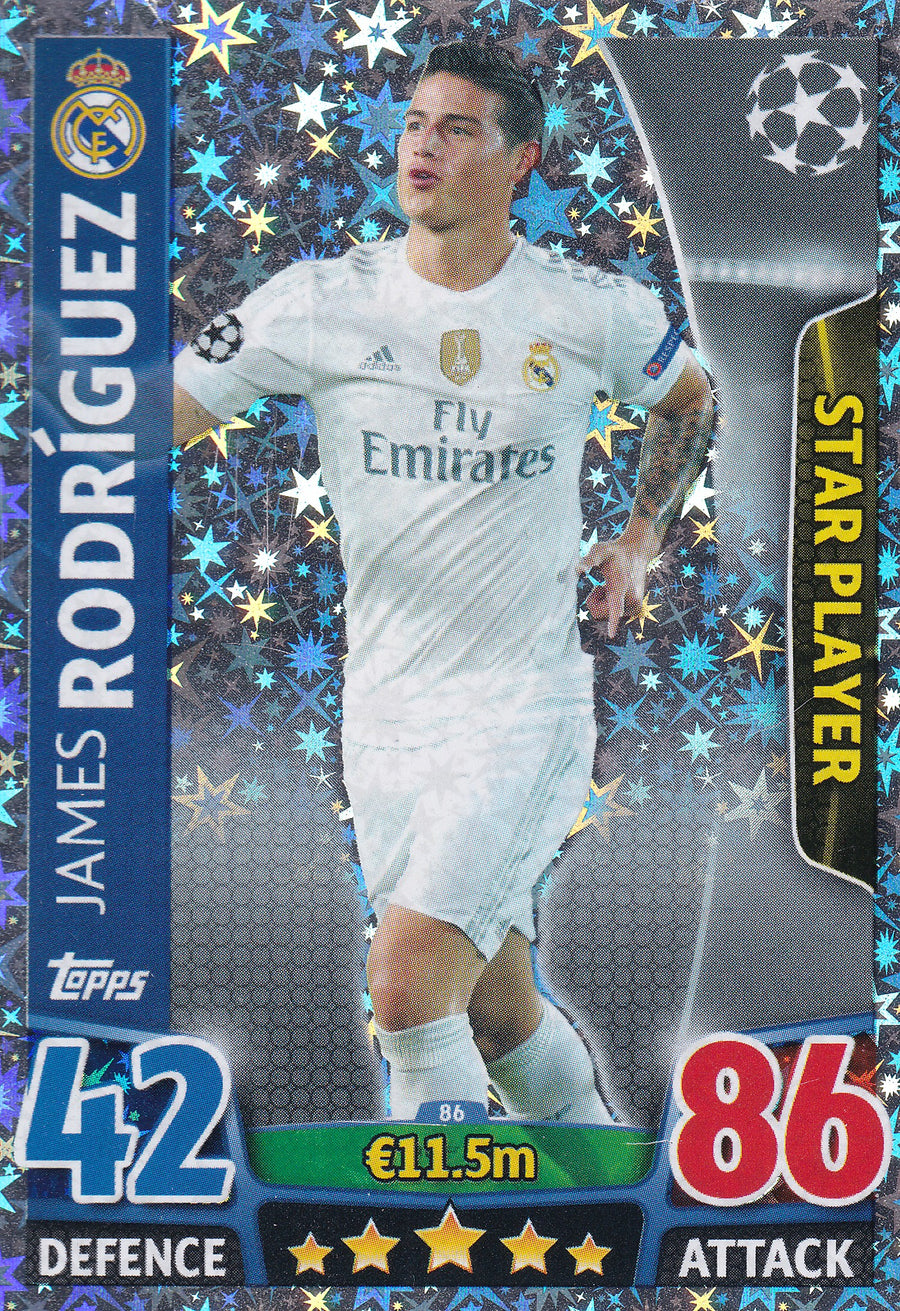 086. JAMES RODRIGUEZ - REAL MADRID C.F. - STAR PLAYER