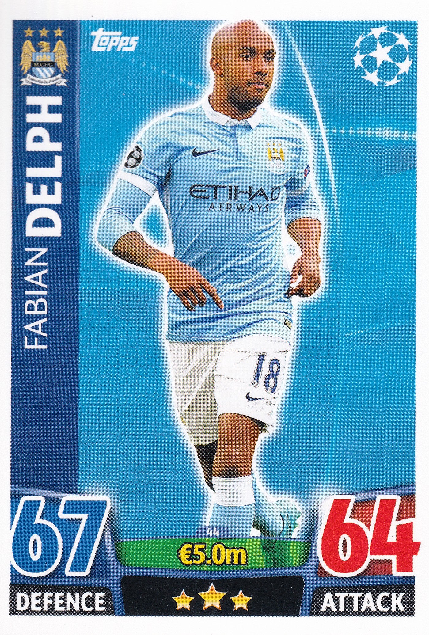 044. FABIAN DELPH - MANCHESTER CITY