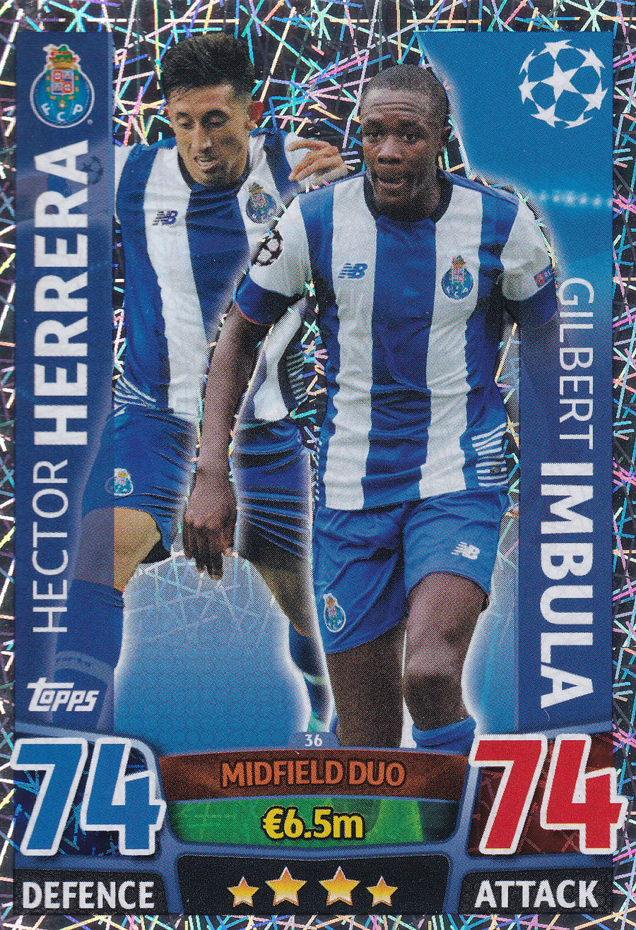 036. HECTOR HERRERA - GILBERT IMBULA - FC PORTO - MIDFIELD DUO