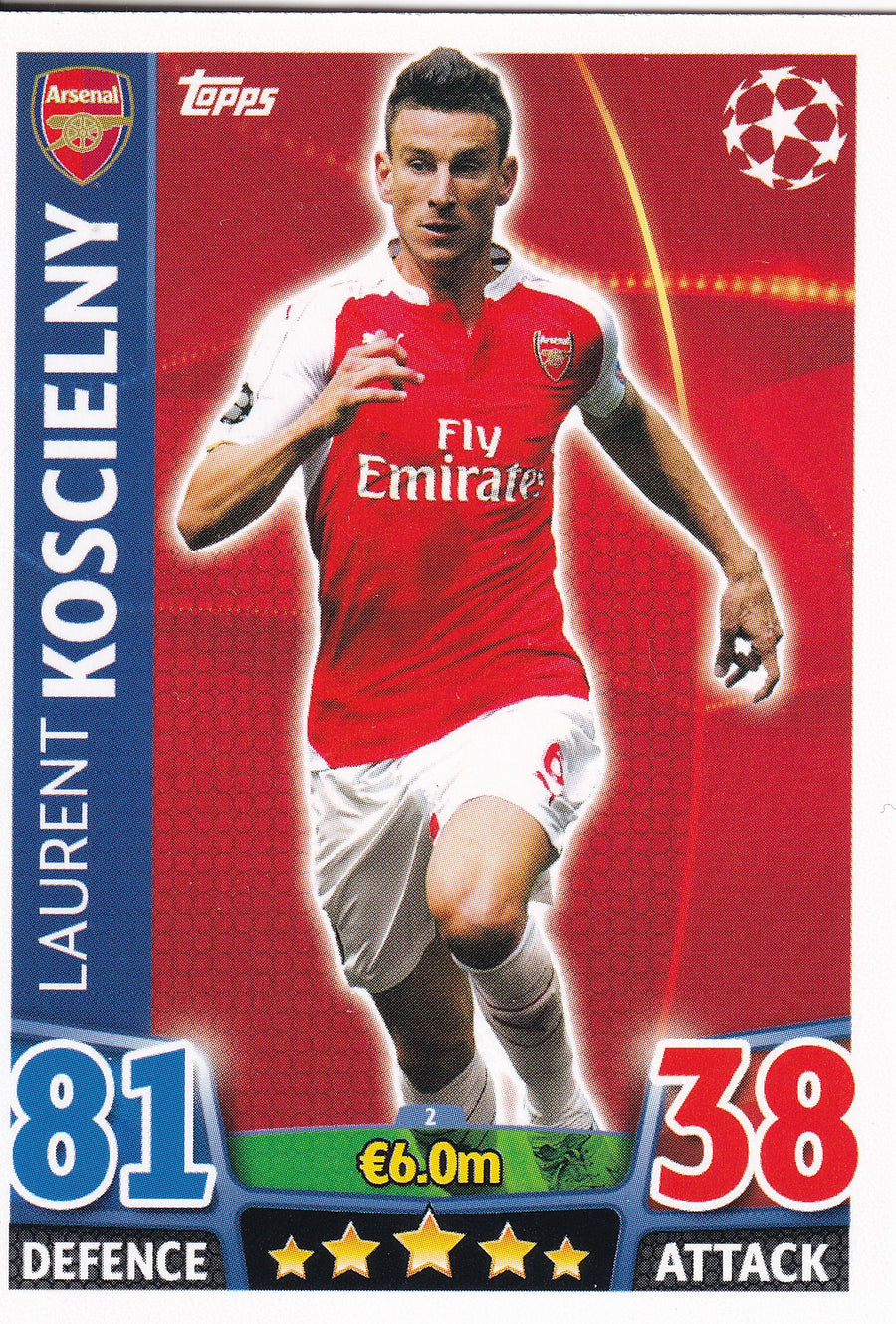 002. LAURENT KOSCIELNY - ARSENAL