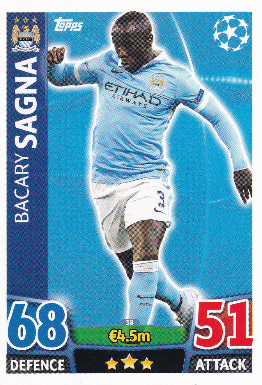 038. BACARY SAGNA - MANCHESTER CITY